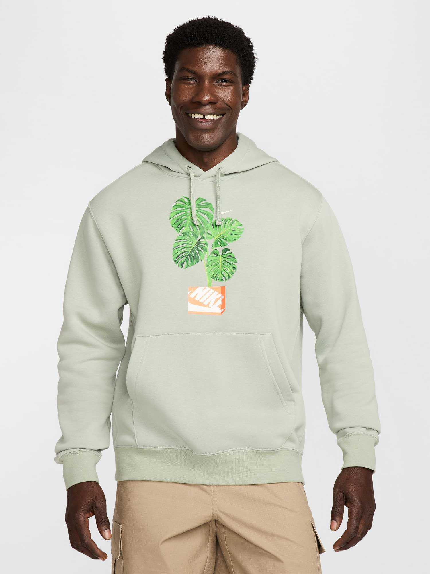 NIKE Суитшърт U NSW CLUB HDY PO BB MDRN