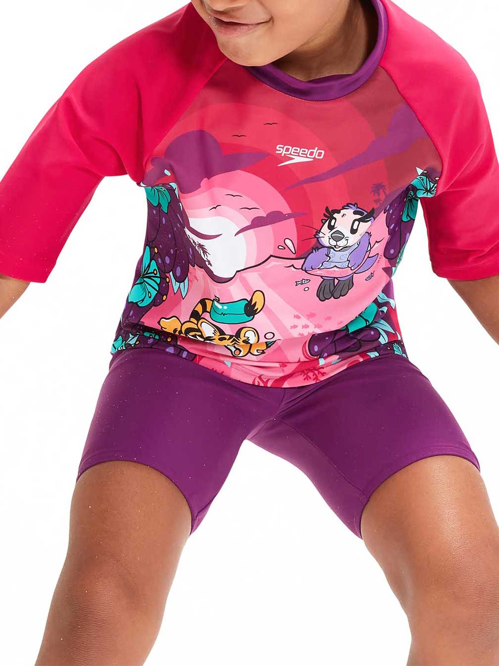 SPEEDO Комплект 2 части с UV защита GIRLS LEARN TO SWIM