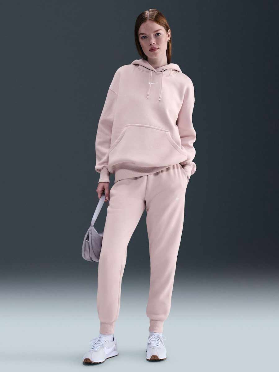 NIKE Спортно долнище W NSW PHNX FLC MR PANT STD