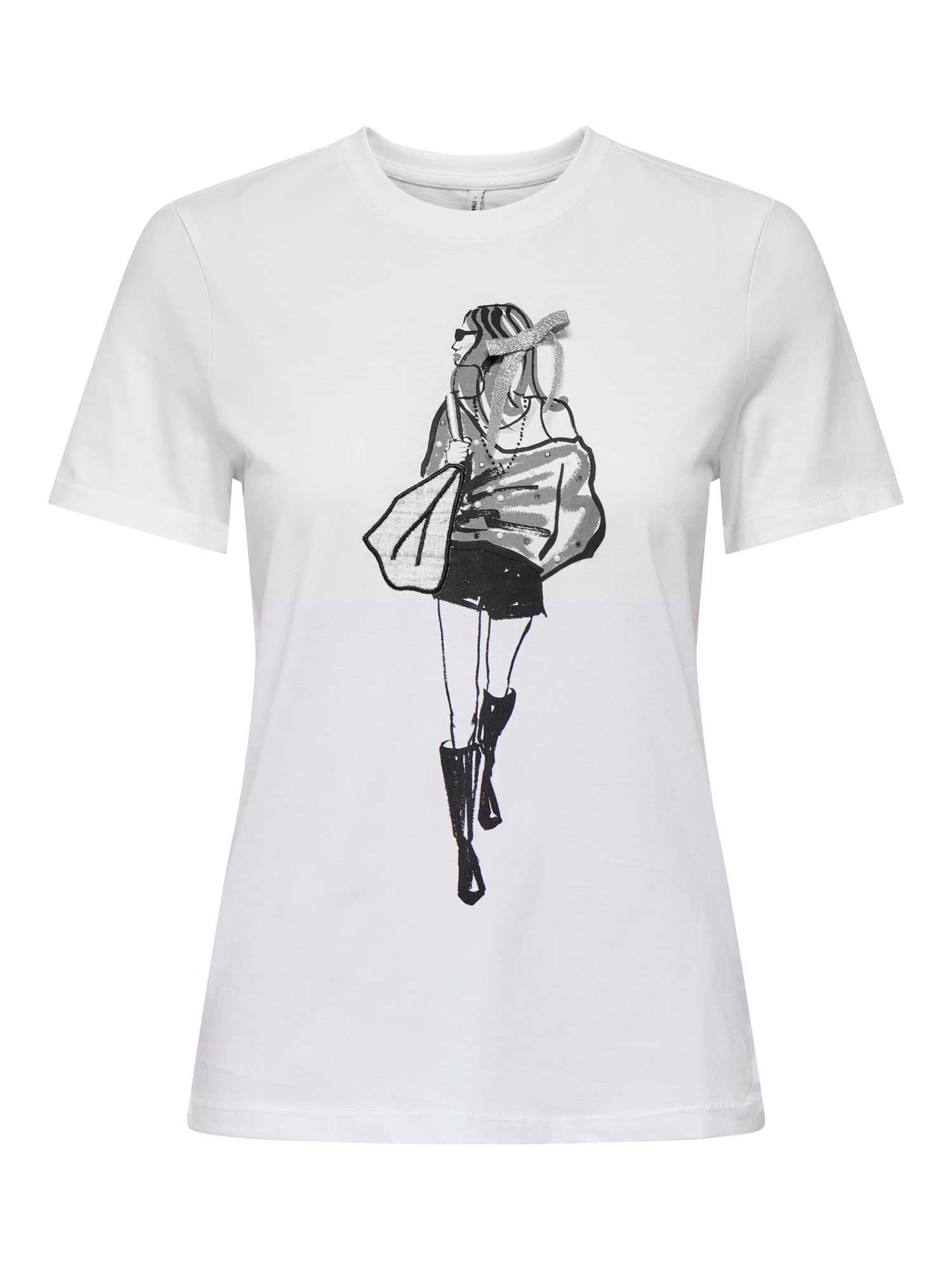 ONLY Тениска ONLEMMA LIFE REG S/S LADY TOP JRS