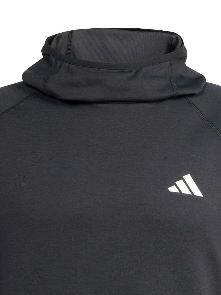 ADIDAS PERFORMANCE Суитшърт Own the Run 3 Stripes Hoodie