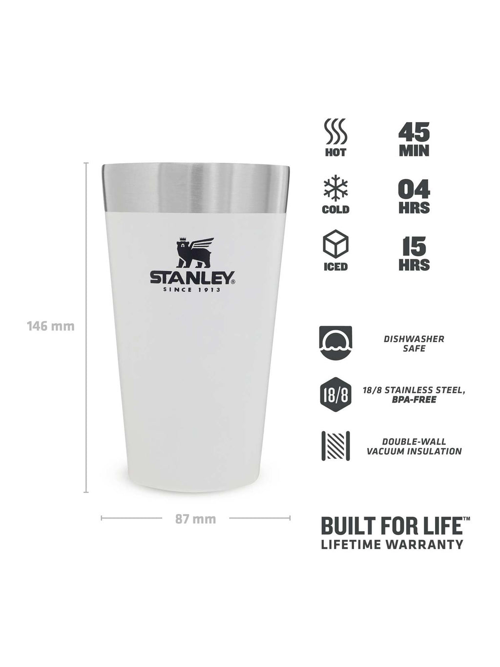 STANLEY Термо чаша за бира The Stacking 0.47L