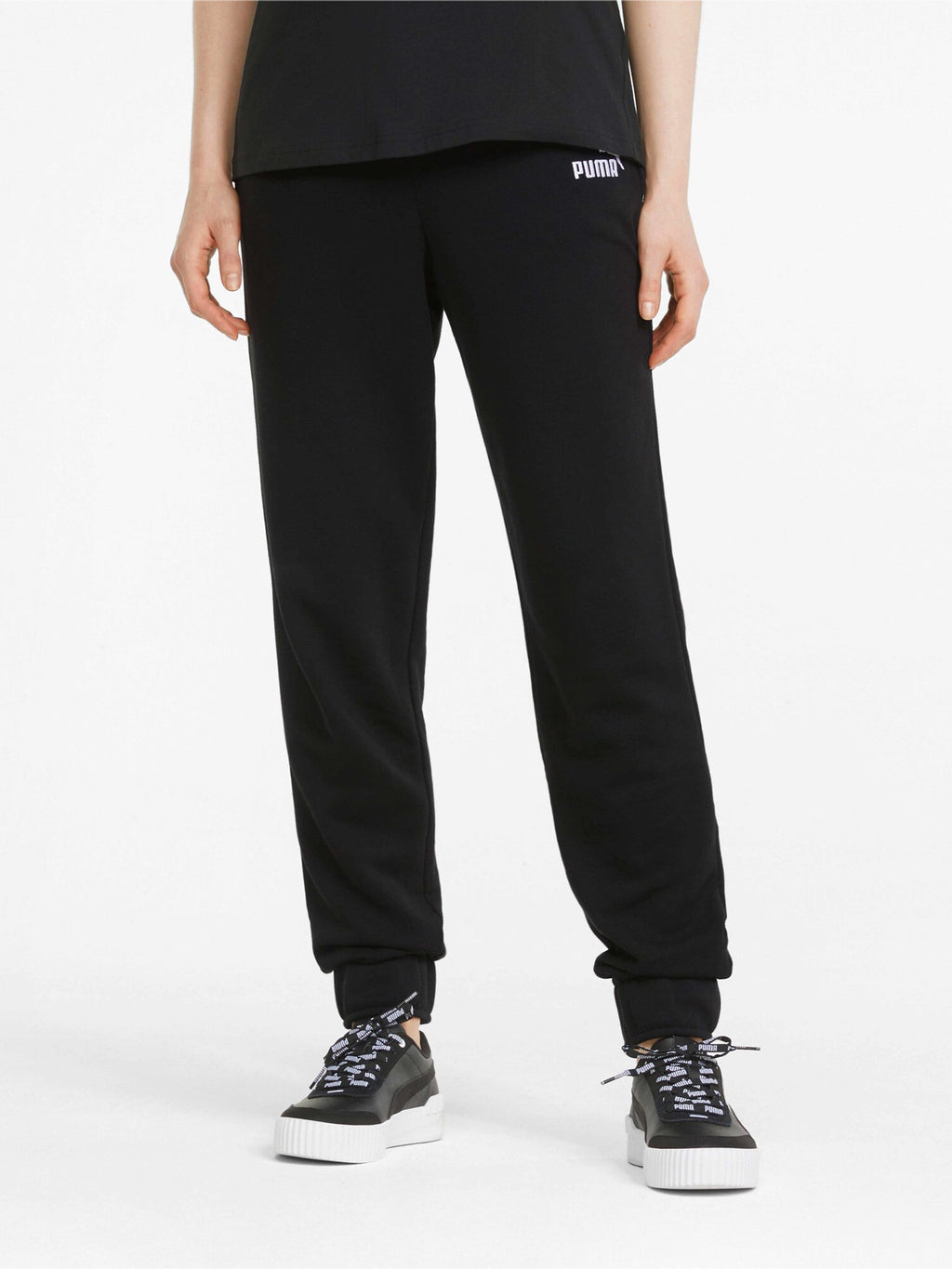 PUMA Спортно долнище ESS+ Embroidery High-Waist