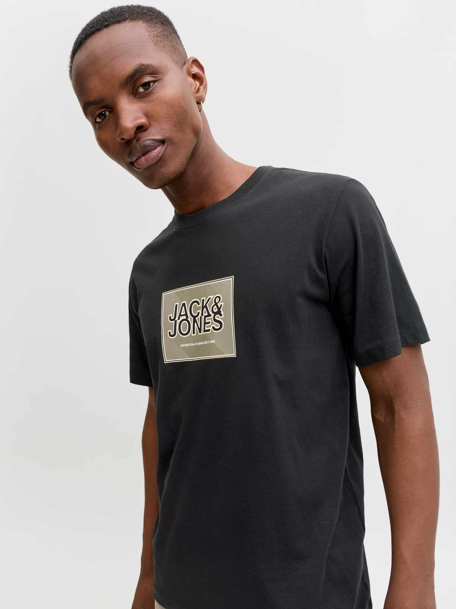 JACK & JONES Тениска JJRAIN TEE SS CREW NECK