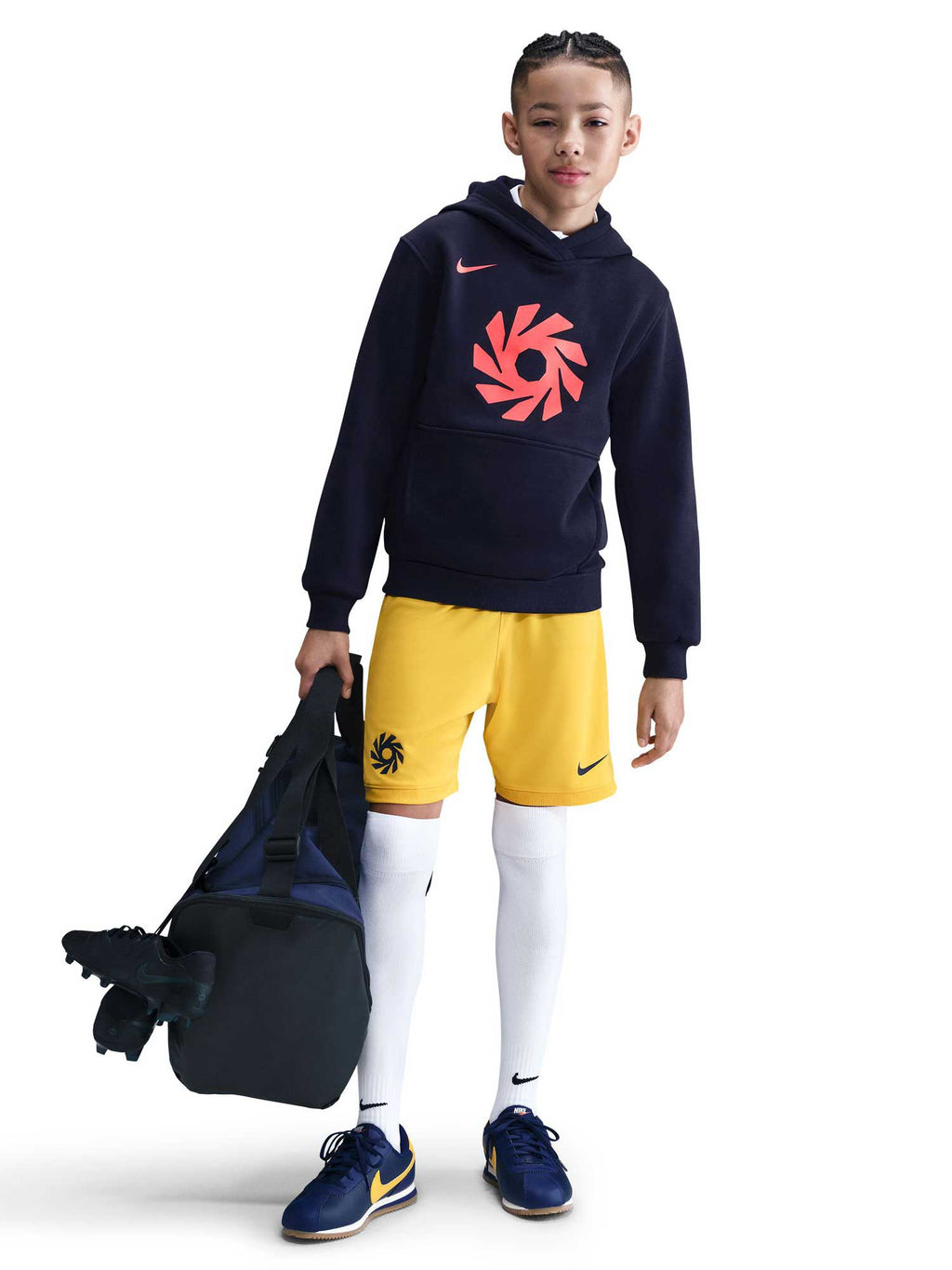 NIKE Суитшърт Erling Haaland K NK CLUB FLC HDY -PD
