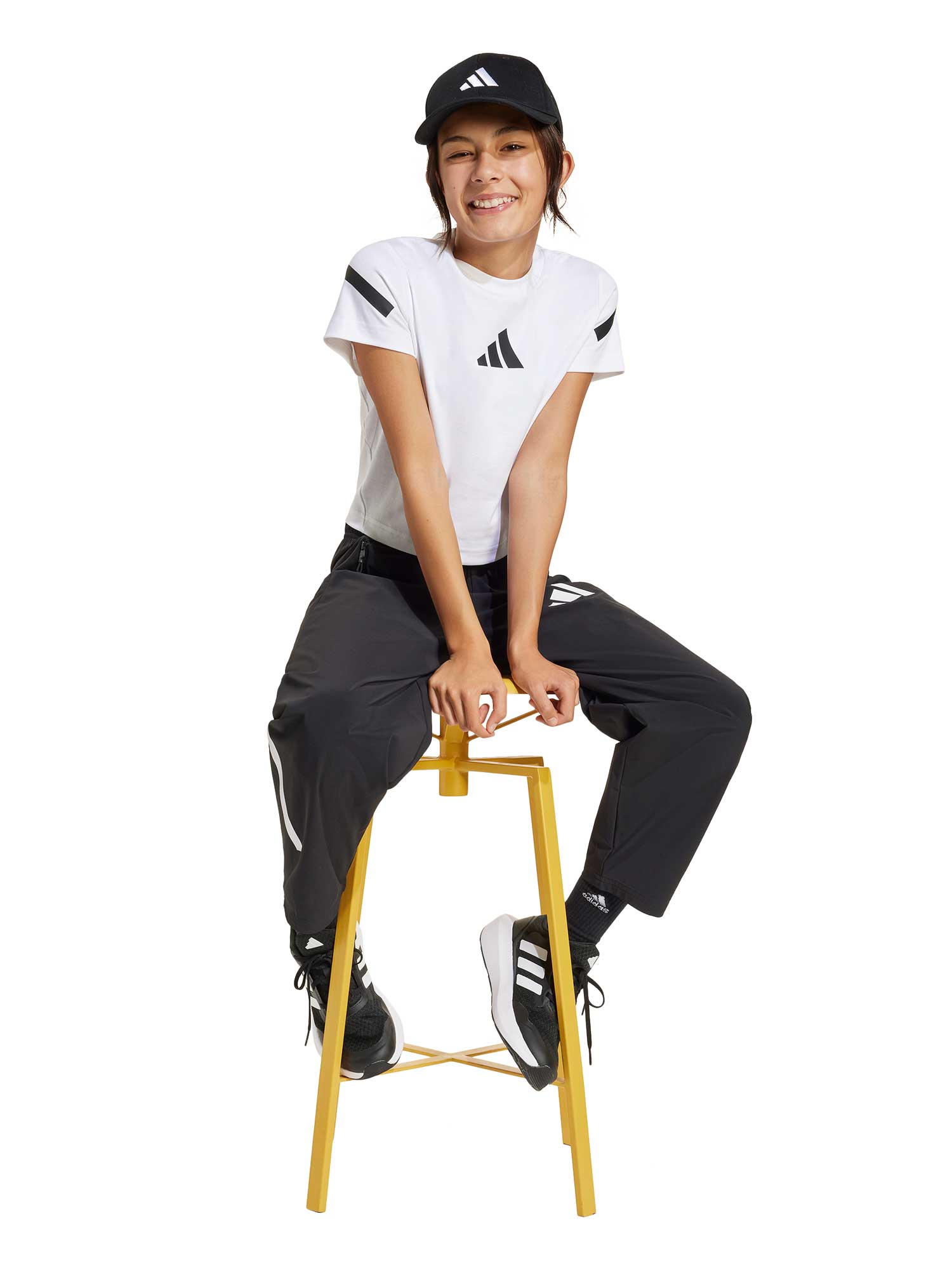 ADIDAS SPORTSWEAR Тениска Z.N.E. Fitted Crop T-Shirt Kids