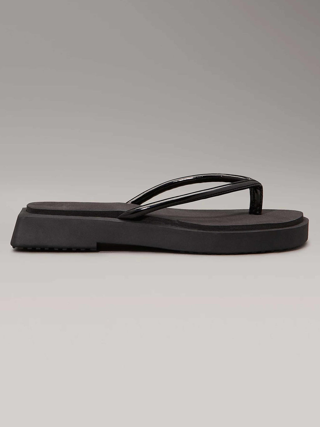 Calvin Klein Jeans Джапанки SQ LOW WEDGE SANDAL STITCH