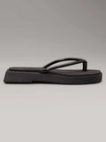 Calvin Klein Jeans Джапанки SQ LOW WEDGE SANDAL STITCH