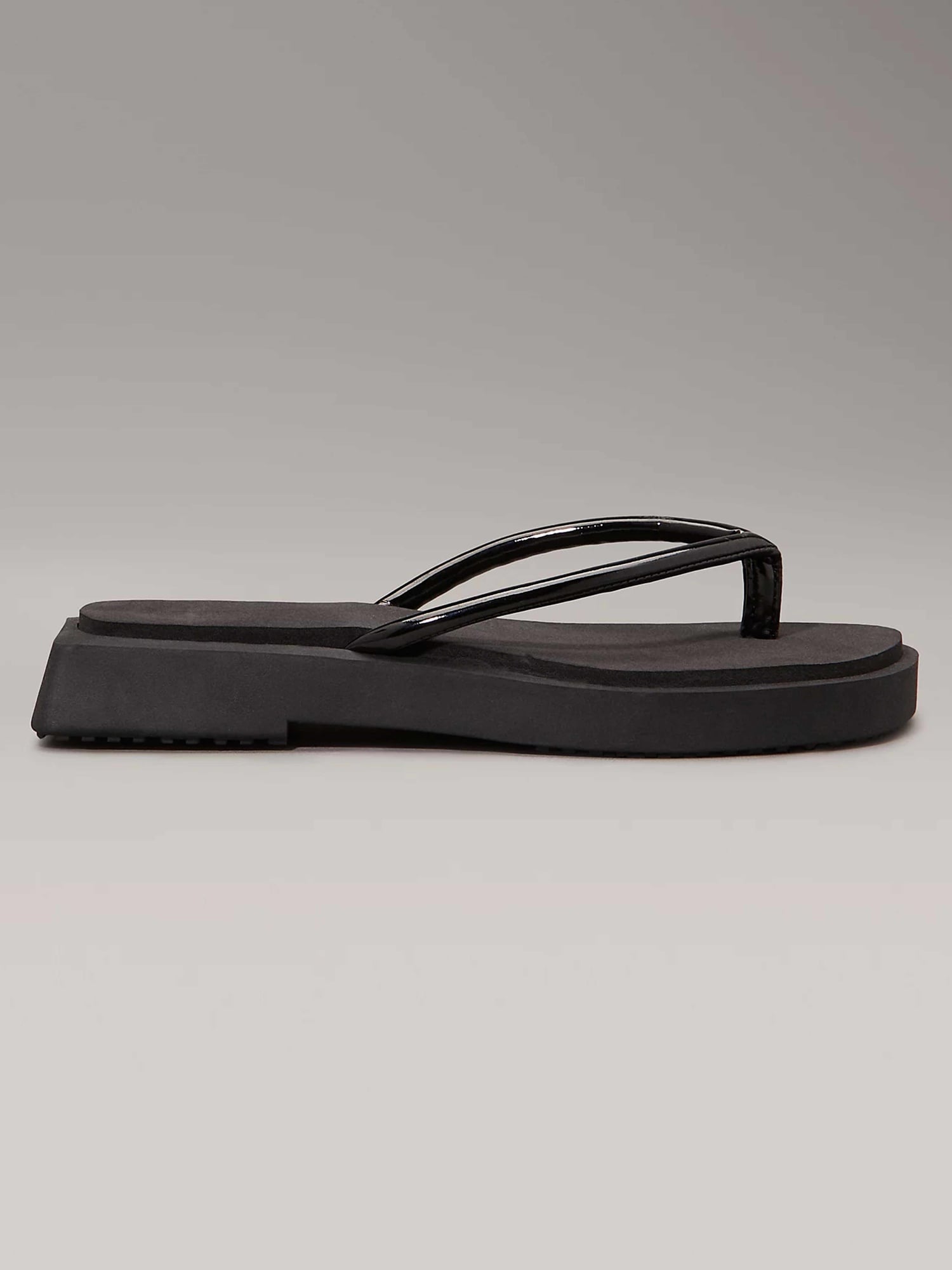 Calvin Klein Jeans Джапанки SQ LOW WEDGE SANDAL STITCH