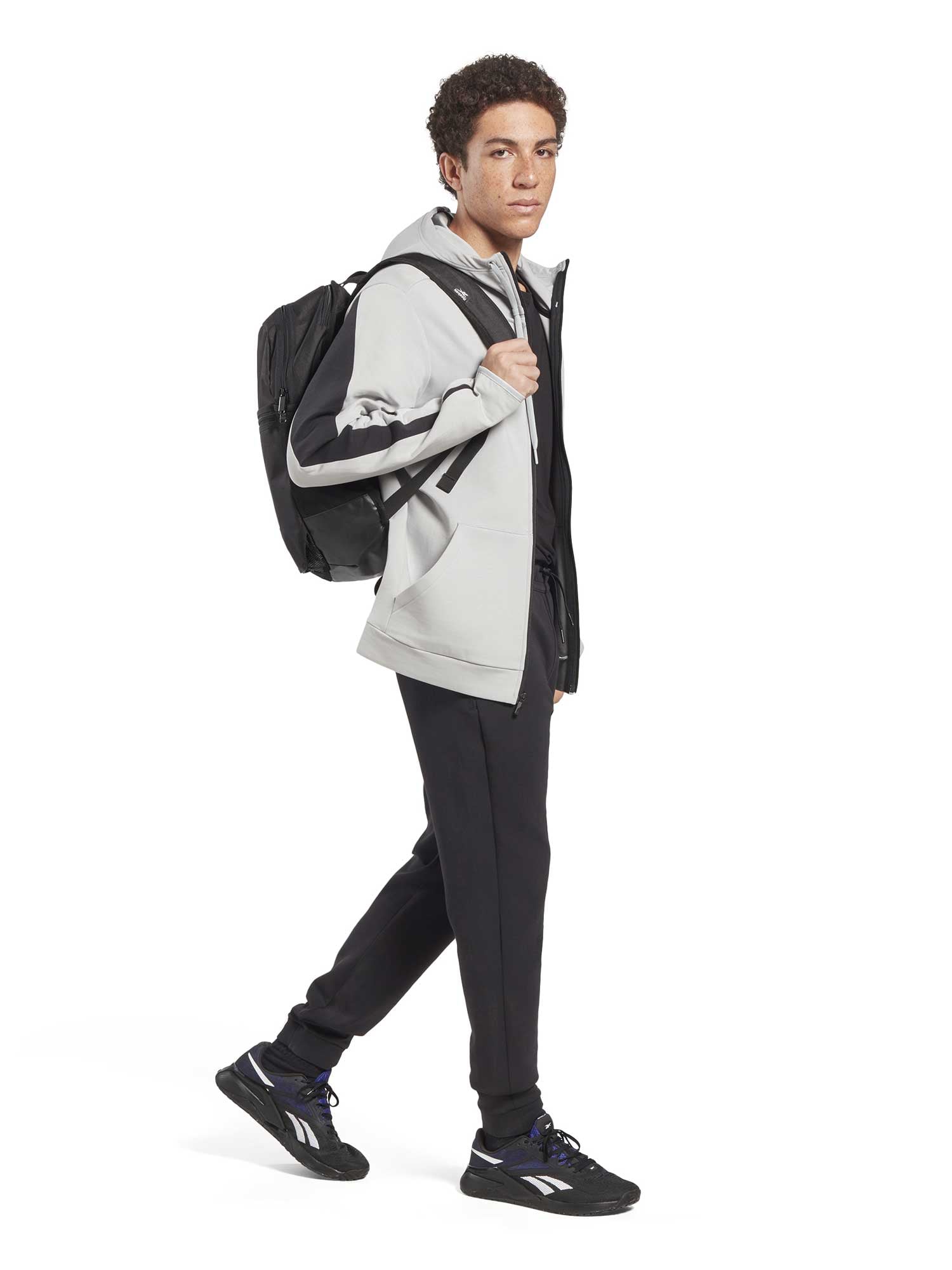 REEBOK Суитшърт DreamBlend Zip-Up Hooded Jacket