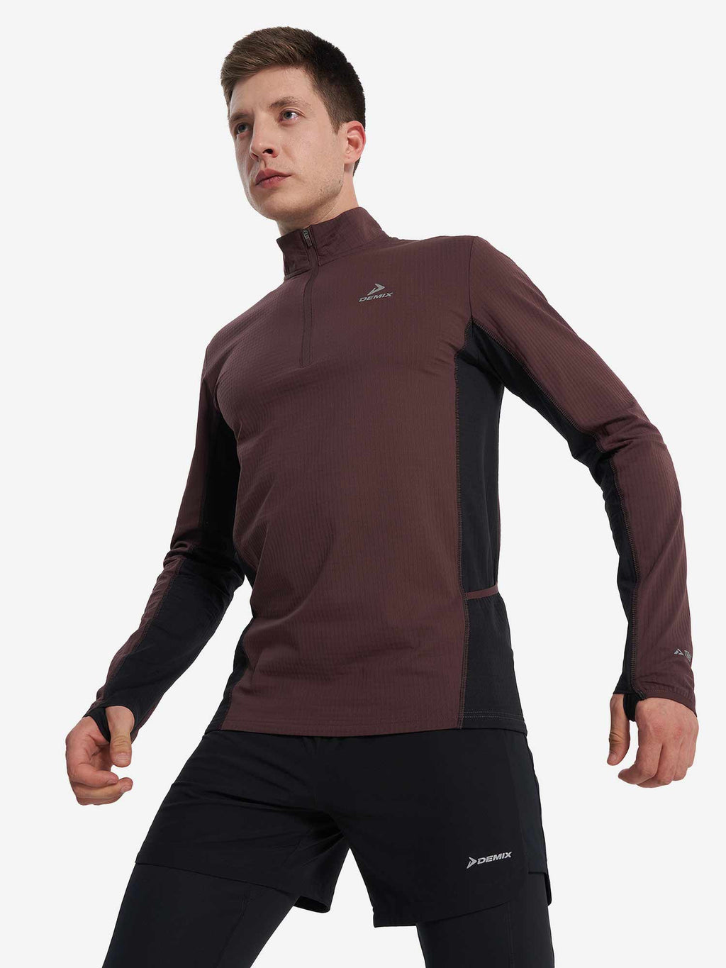DEMIX Блуза M D Running Trail Jumper half zip