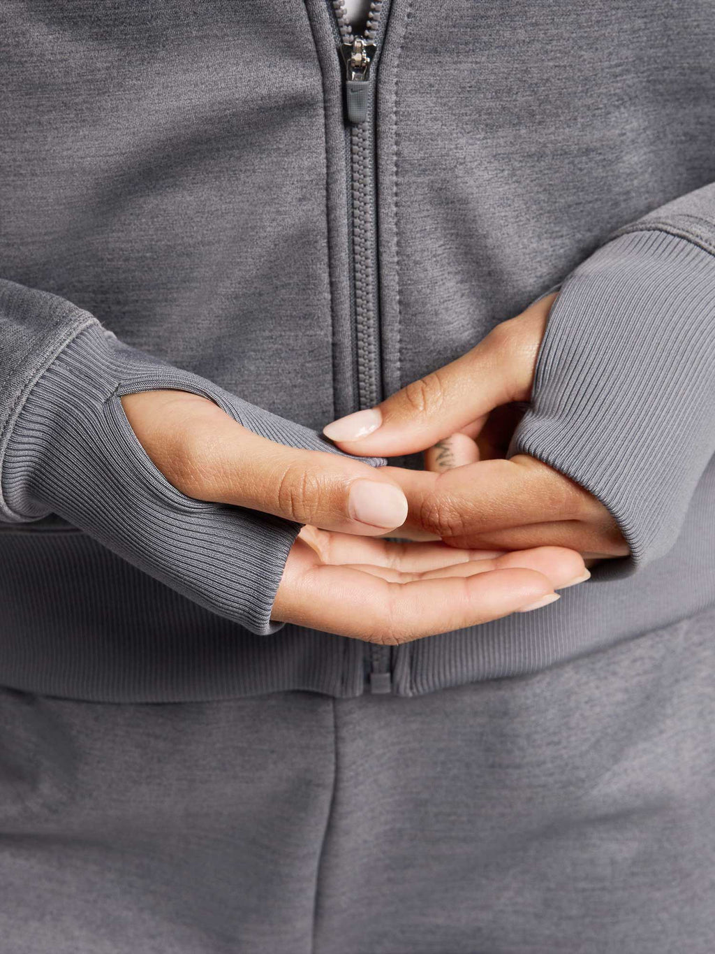 NIKE Суитшърт W NK ONE TF FZ HOODIE LBR