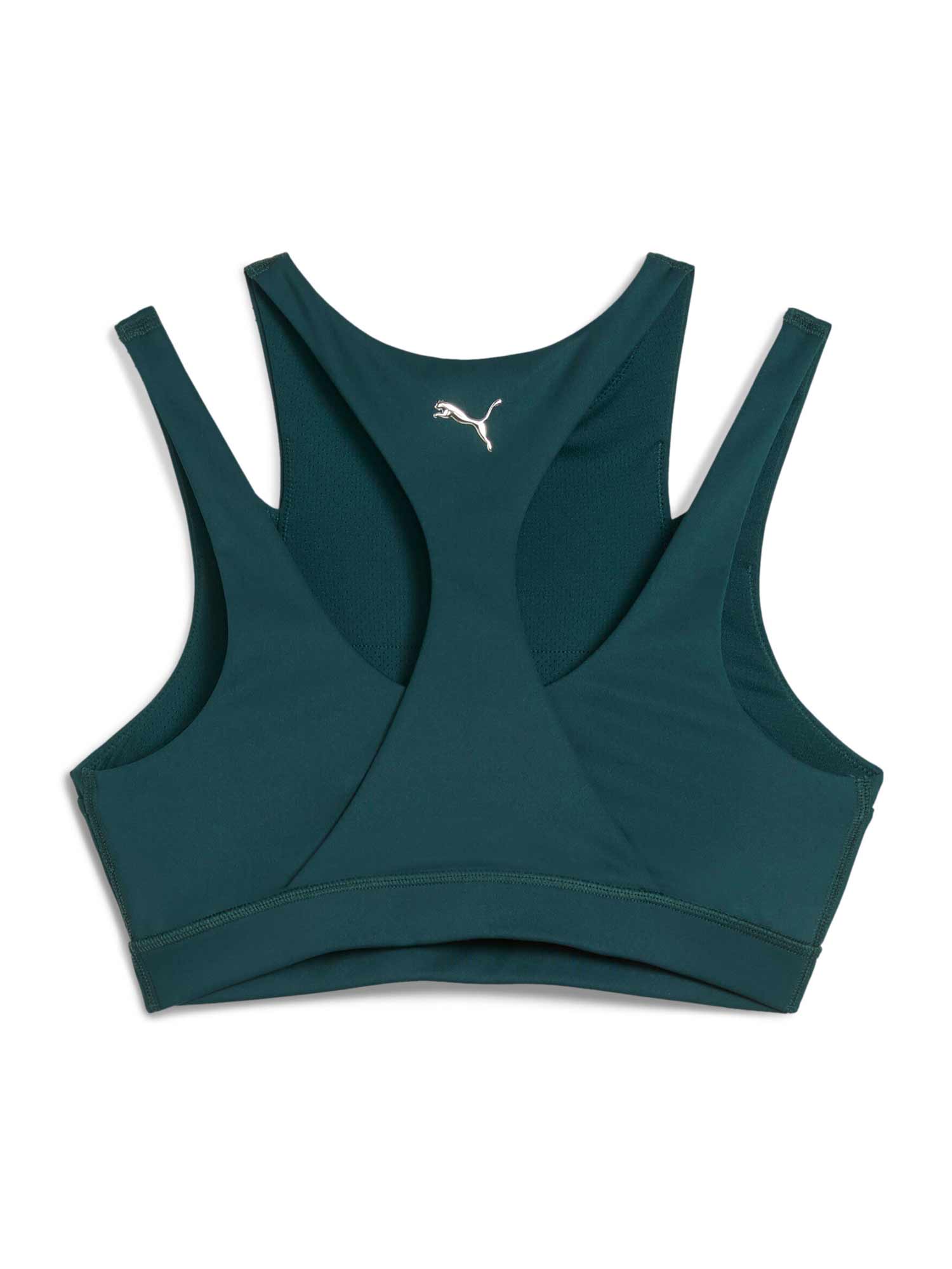 PUMA Спортен сутиен GREEN TERRAINS GRAPHIC BRA - MID