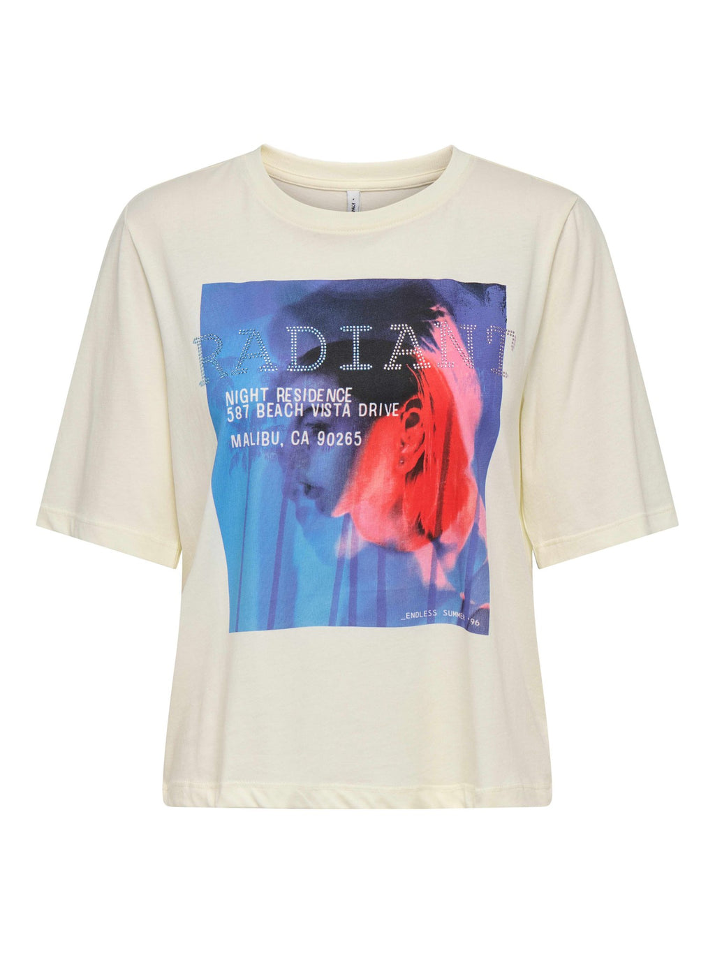 ONLY Тениска ONLHAVANNA LIFE S/S VIBE TOP BOX JRS