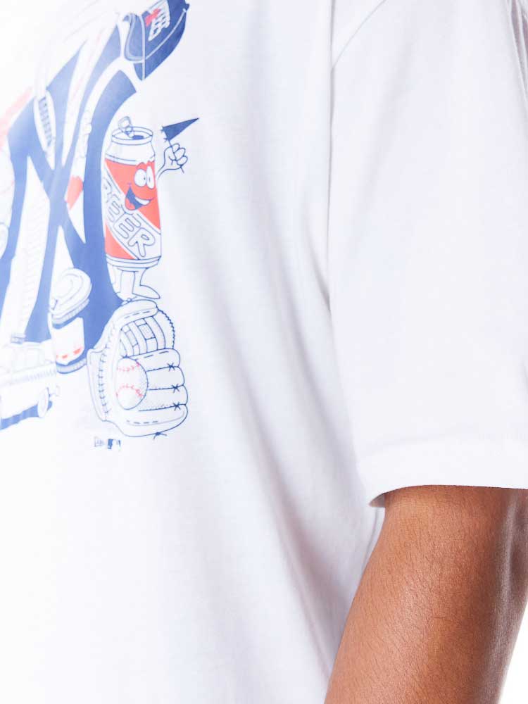 NEW ERA Тениска MLB FOOD GRPHC OS TEE NEYYAN