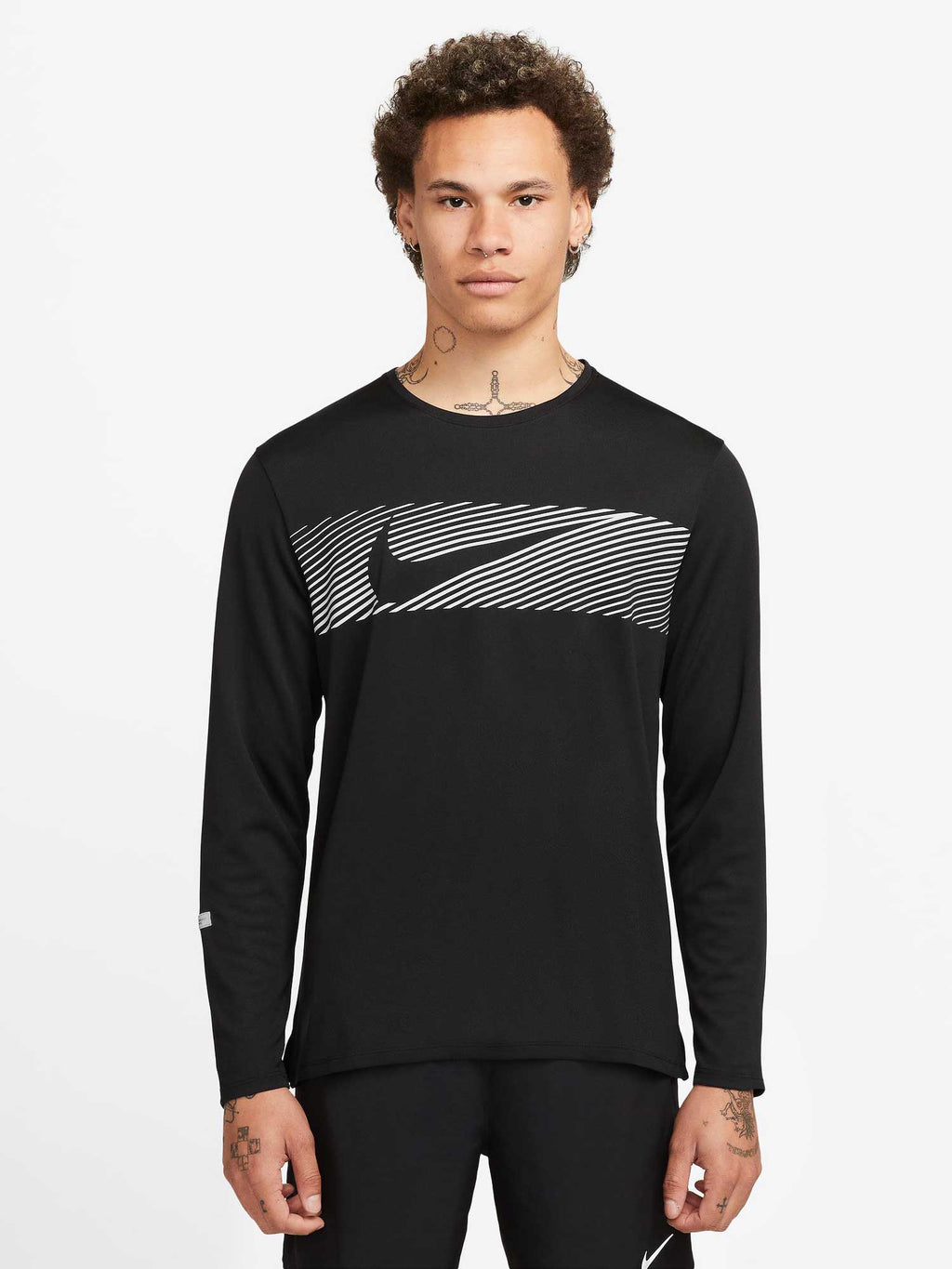 NIKE Блуза M NK DF UV MILER TOP LS FLASH