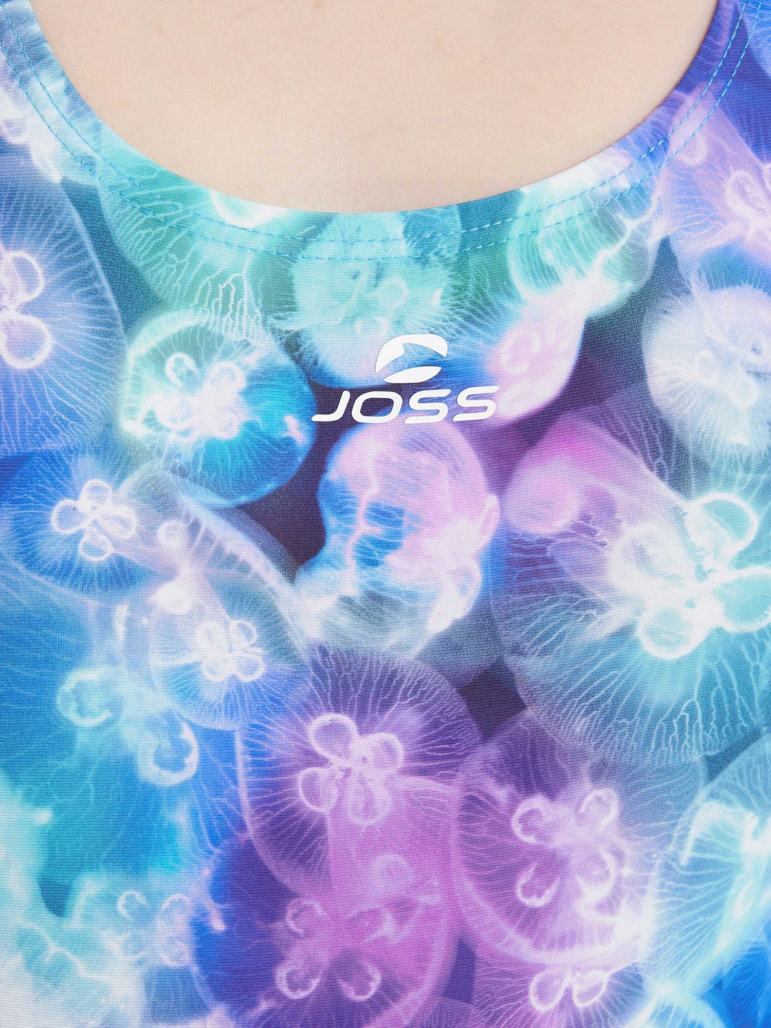 JOSS Цял бански Girls Training All-Over Printed