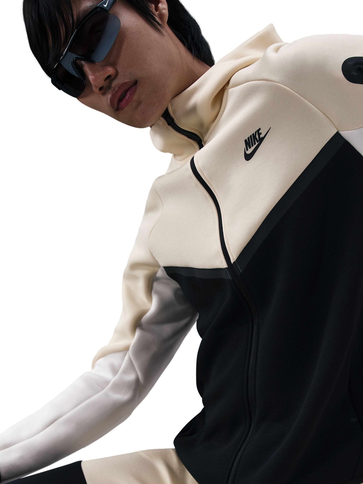 NIKE Суитшърт M NK TCH FLC FZ WR HOODIE