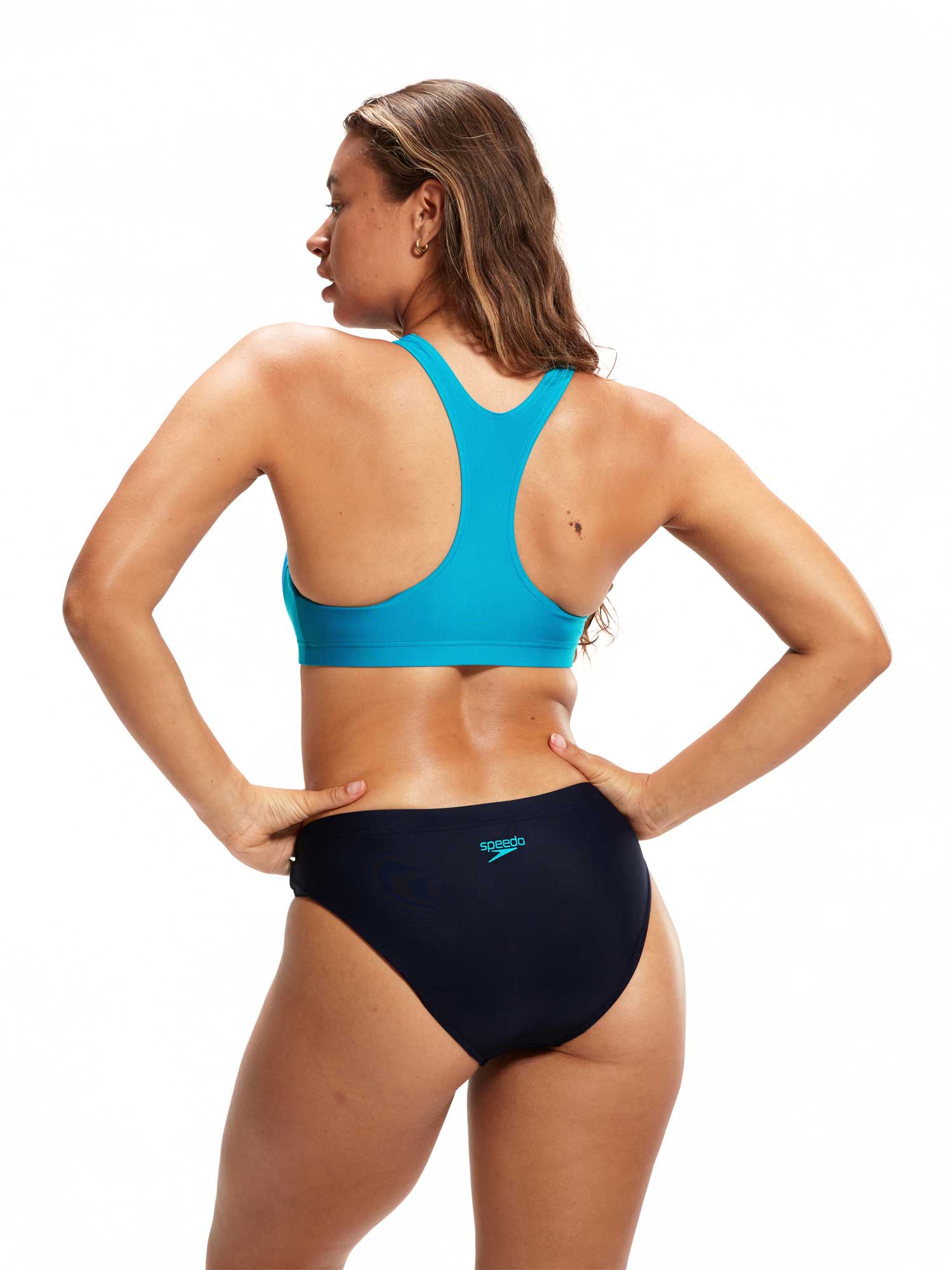SPEEDO Бански 2 части COLBL SPL MBK 1PC AF