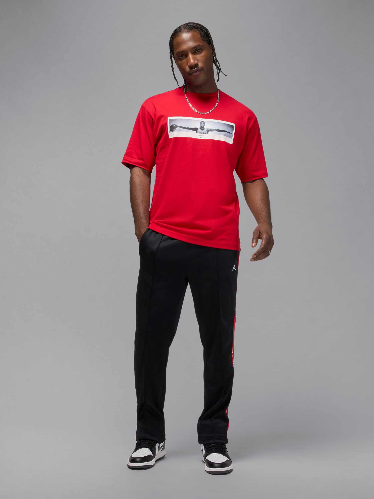 JORDAN Тениска M J NC WINGS PHOTO SS CREW