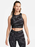 NIKE Потник W NP DF CROP TANK AOP