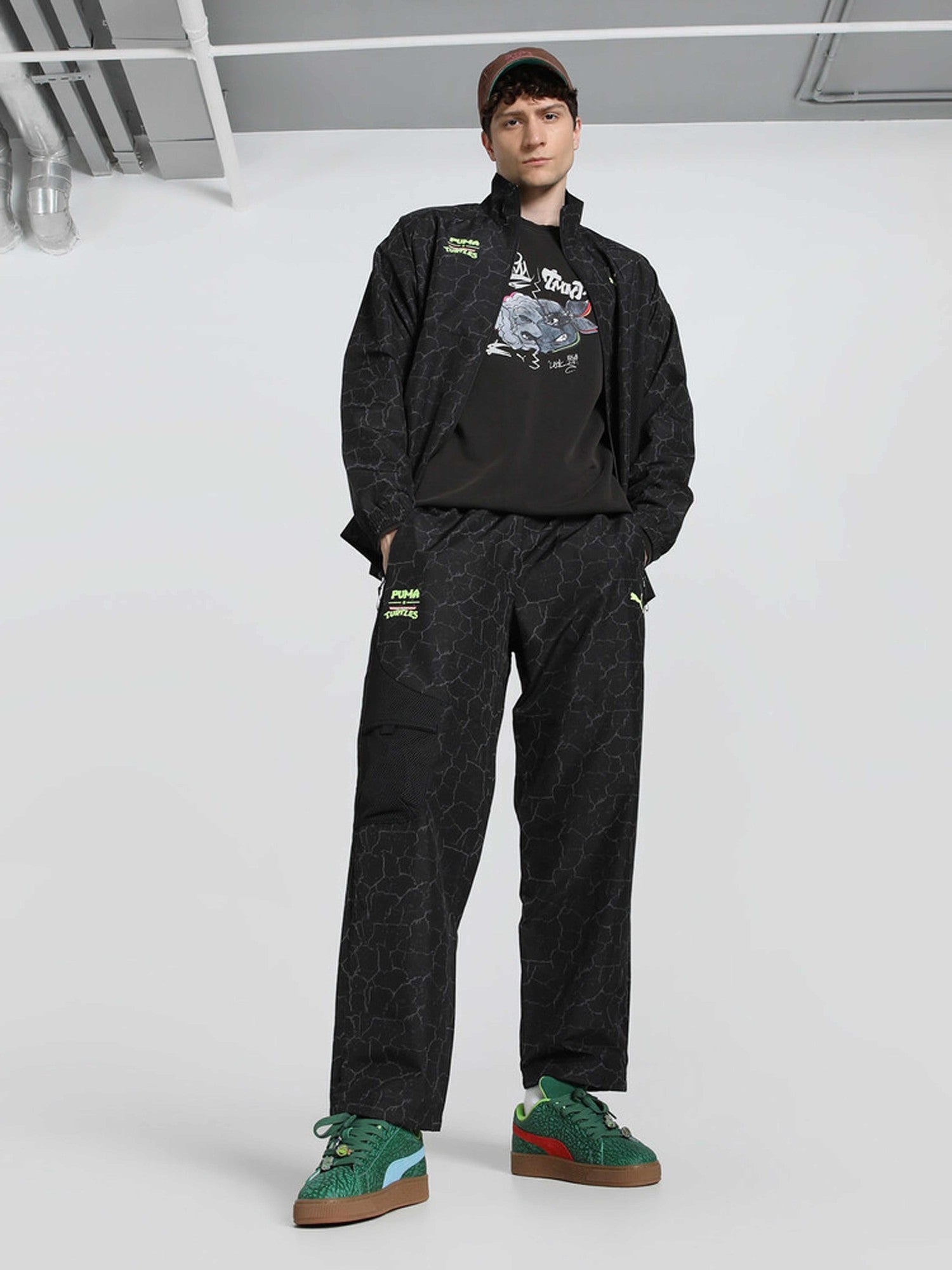 PUMA Спортно долнище X TMNT PUMATECH Cargo Pants WV