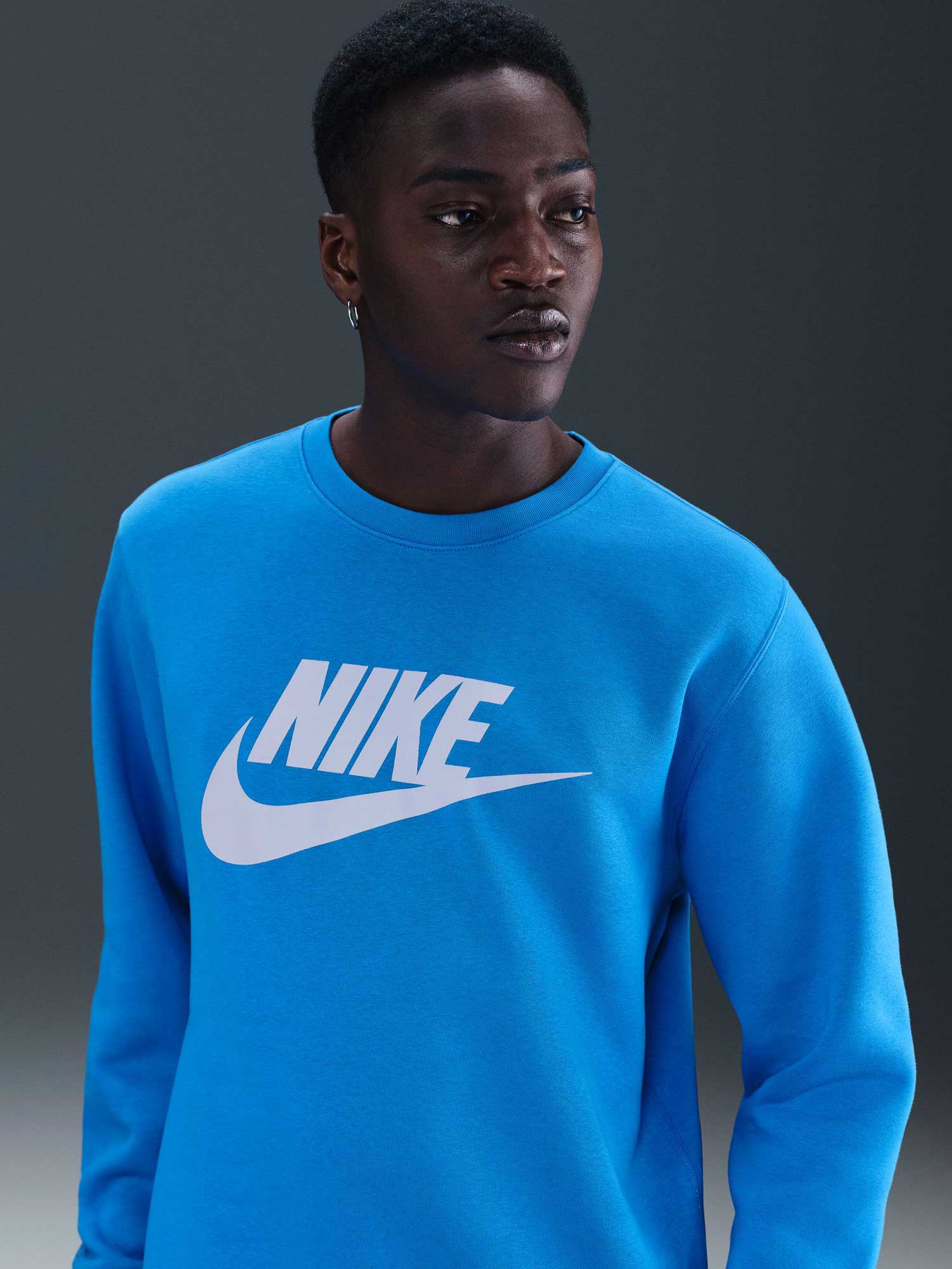 NIKE Блуза M NK CLUB BB GFX CREW