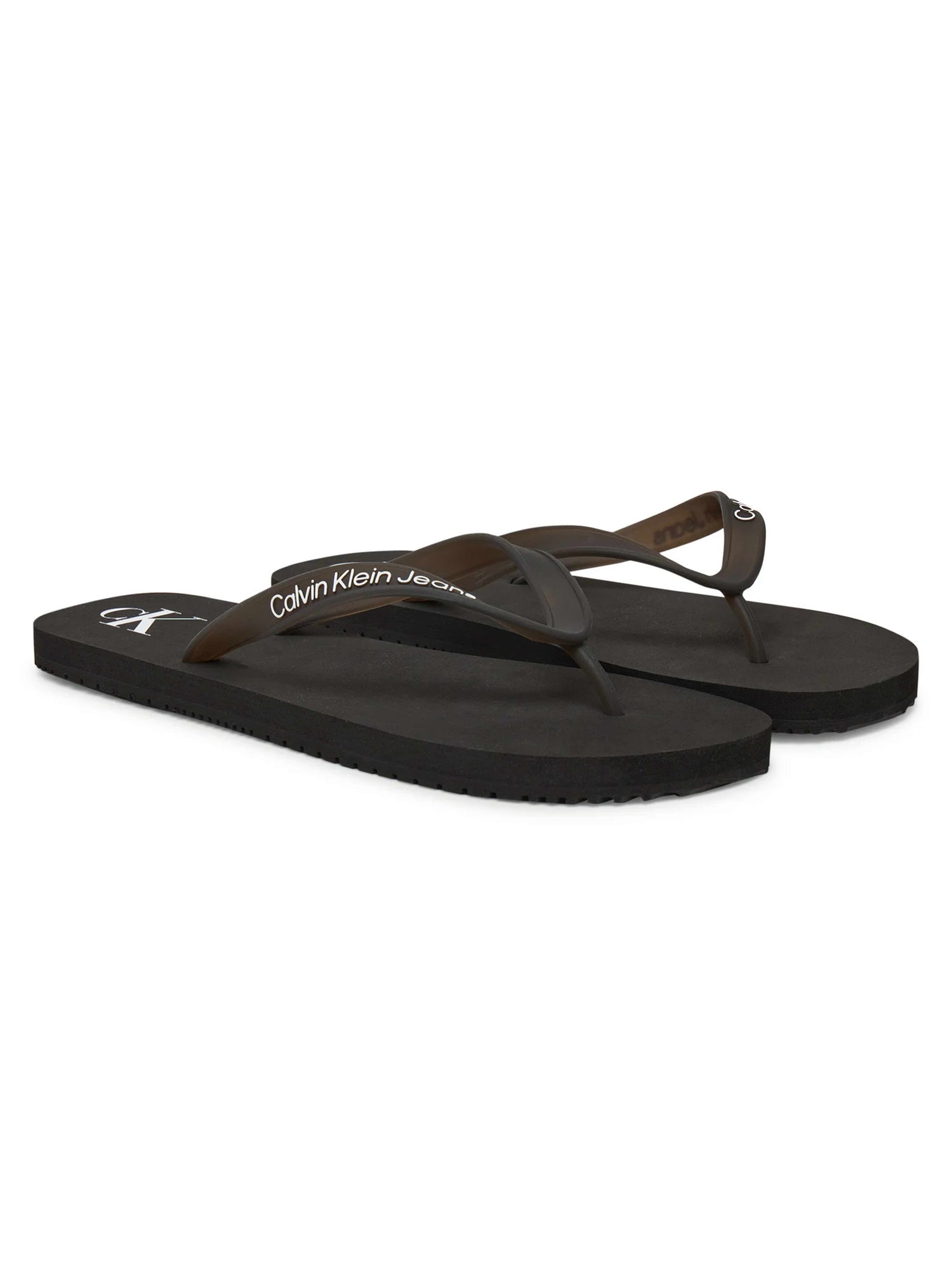 Calvin Klein Jeans Джапанки BEACH SANDAL TRANSPARENT TPU