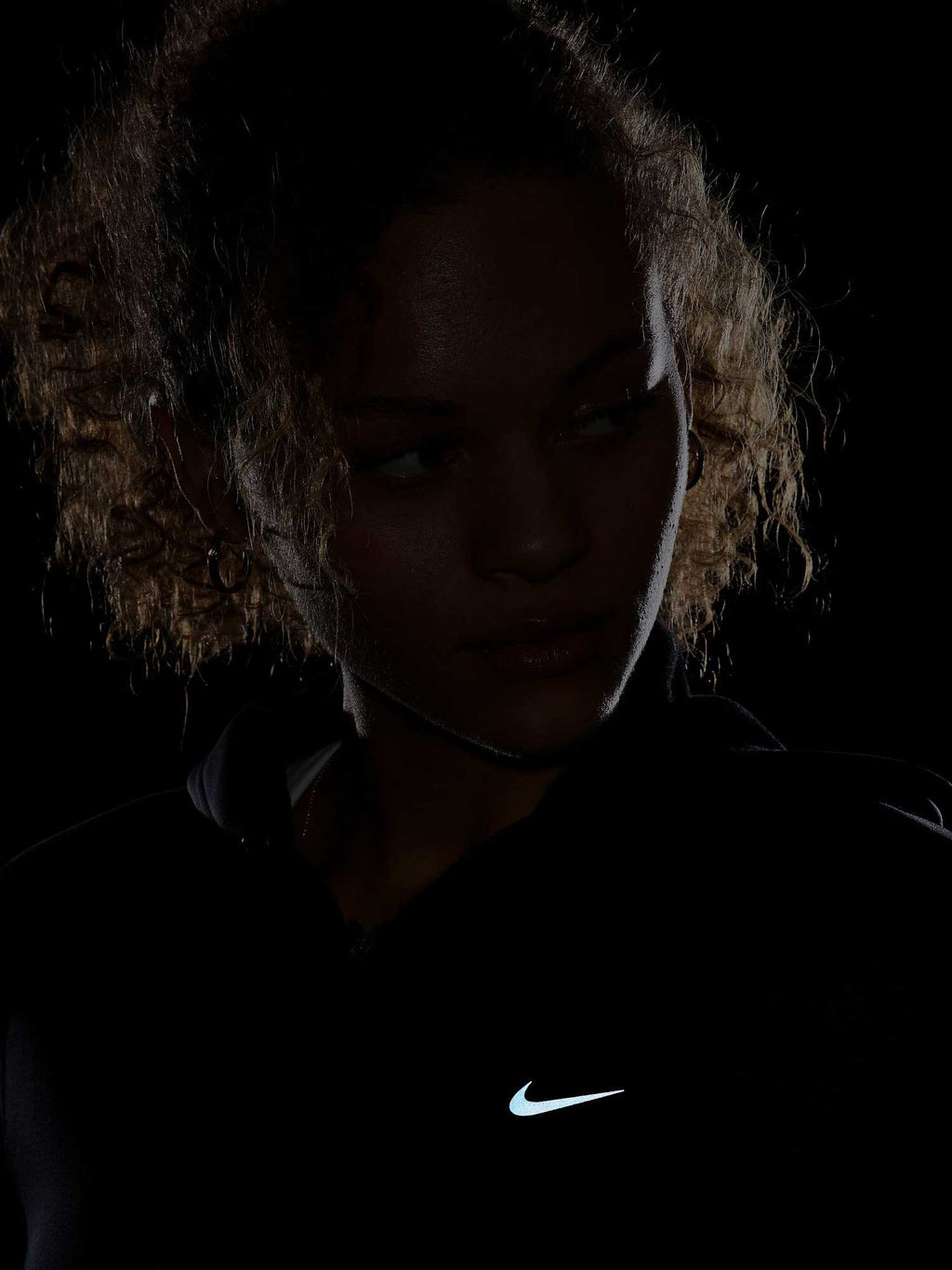 NIKE Суитшърт W NK ONE TF FZ HOODIE LBR