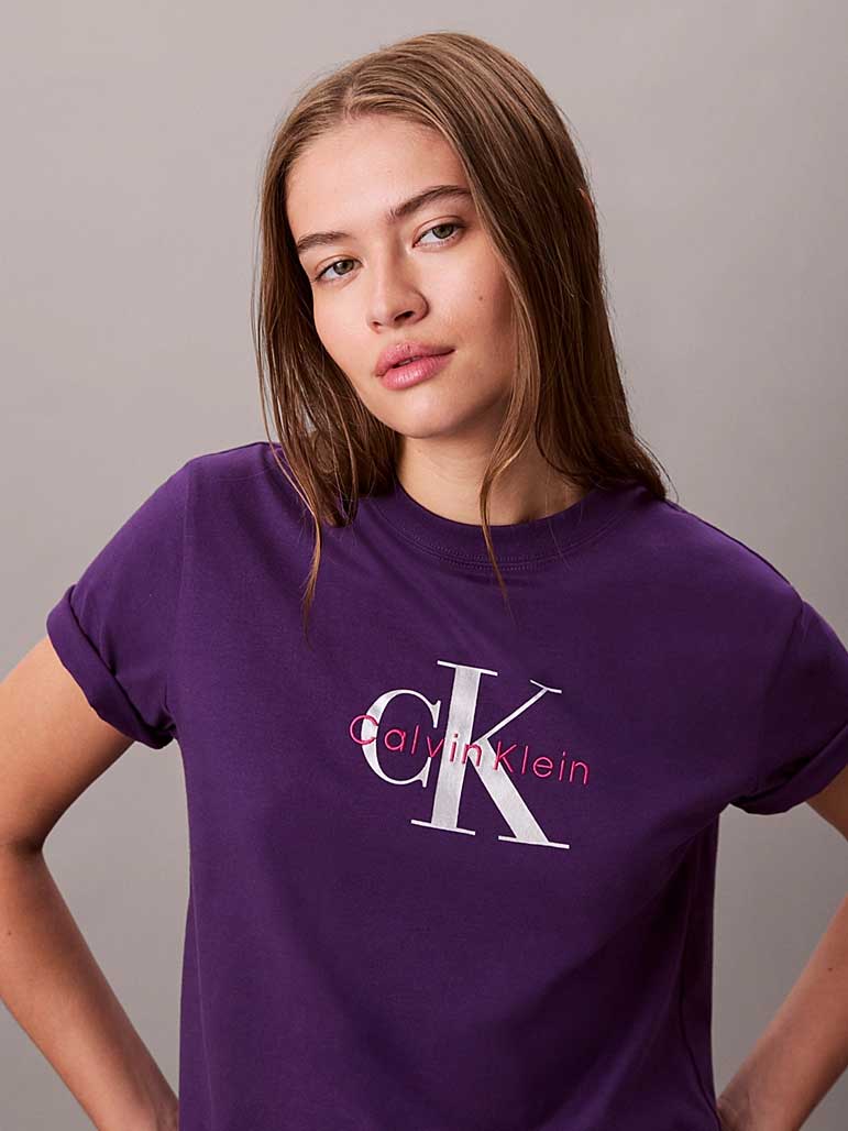 Calvin Klein Jeans Тениска HR SS CLSSC MNLG CNC