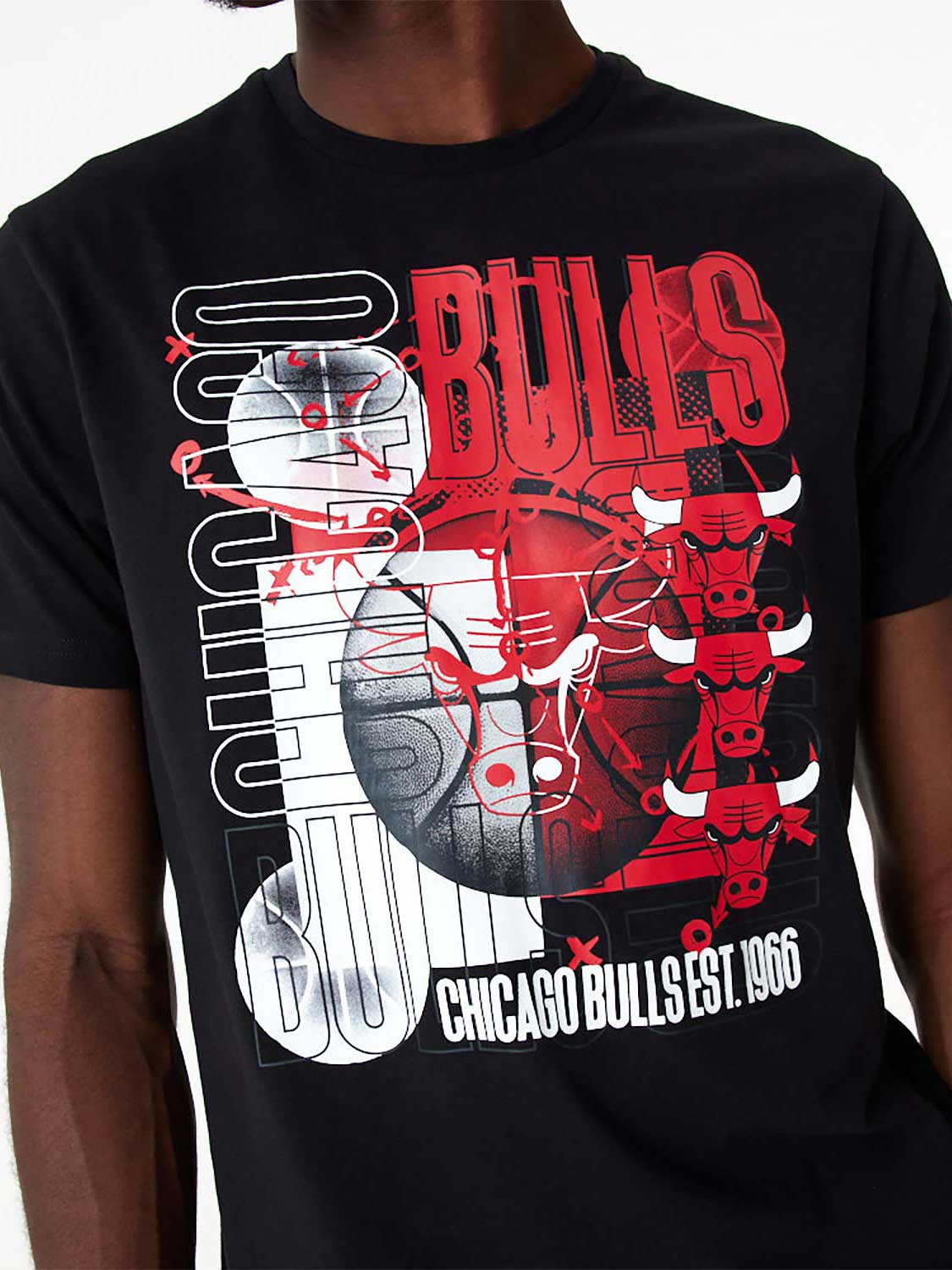 NEW ERA Тениска NBA CHICAGO BULLS