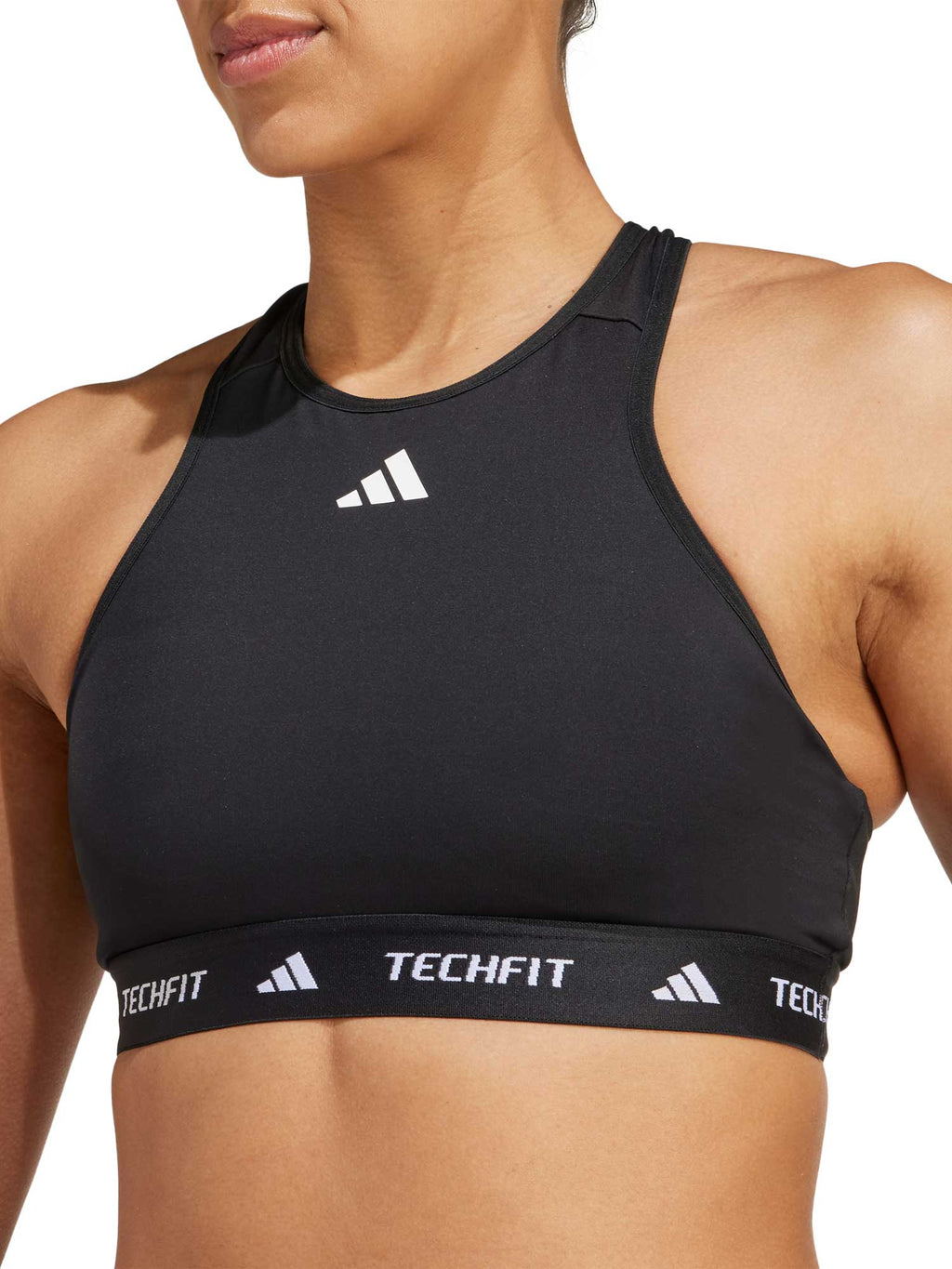 ADIDAS PERFORMANCE Спортен сутиен TECHFIT Medium-Support High-Neck