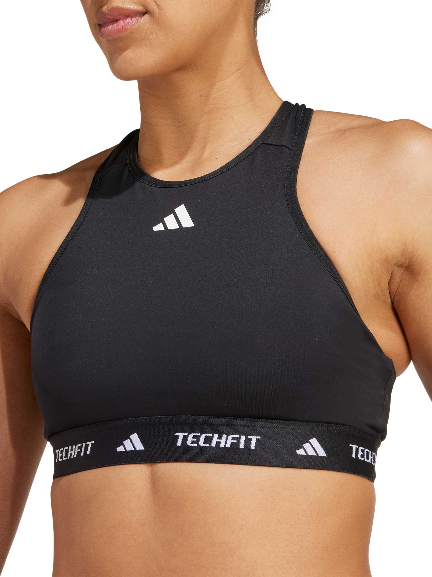 ADIDAS PERFORMANCE Спортен сутиен TECHFIT Medium-Support High-Neck