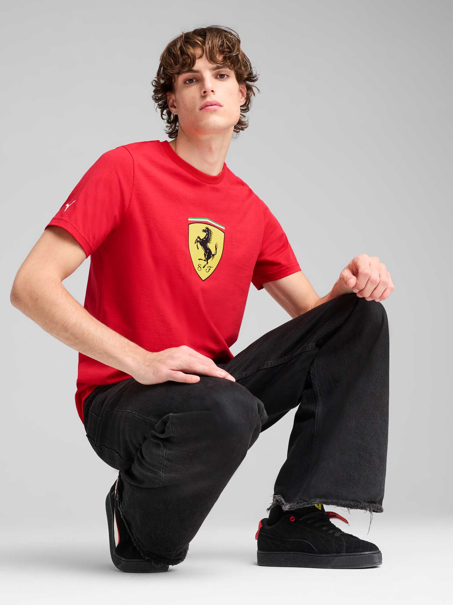 PUMA Тениска Ferrari Race Colored Big Shield Tee