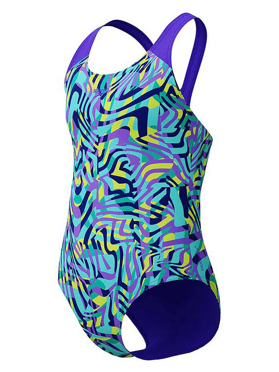 SPEEDO Цял бански GIRLS DIGITAL ALLOVER SPLASHBACK