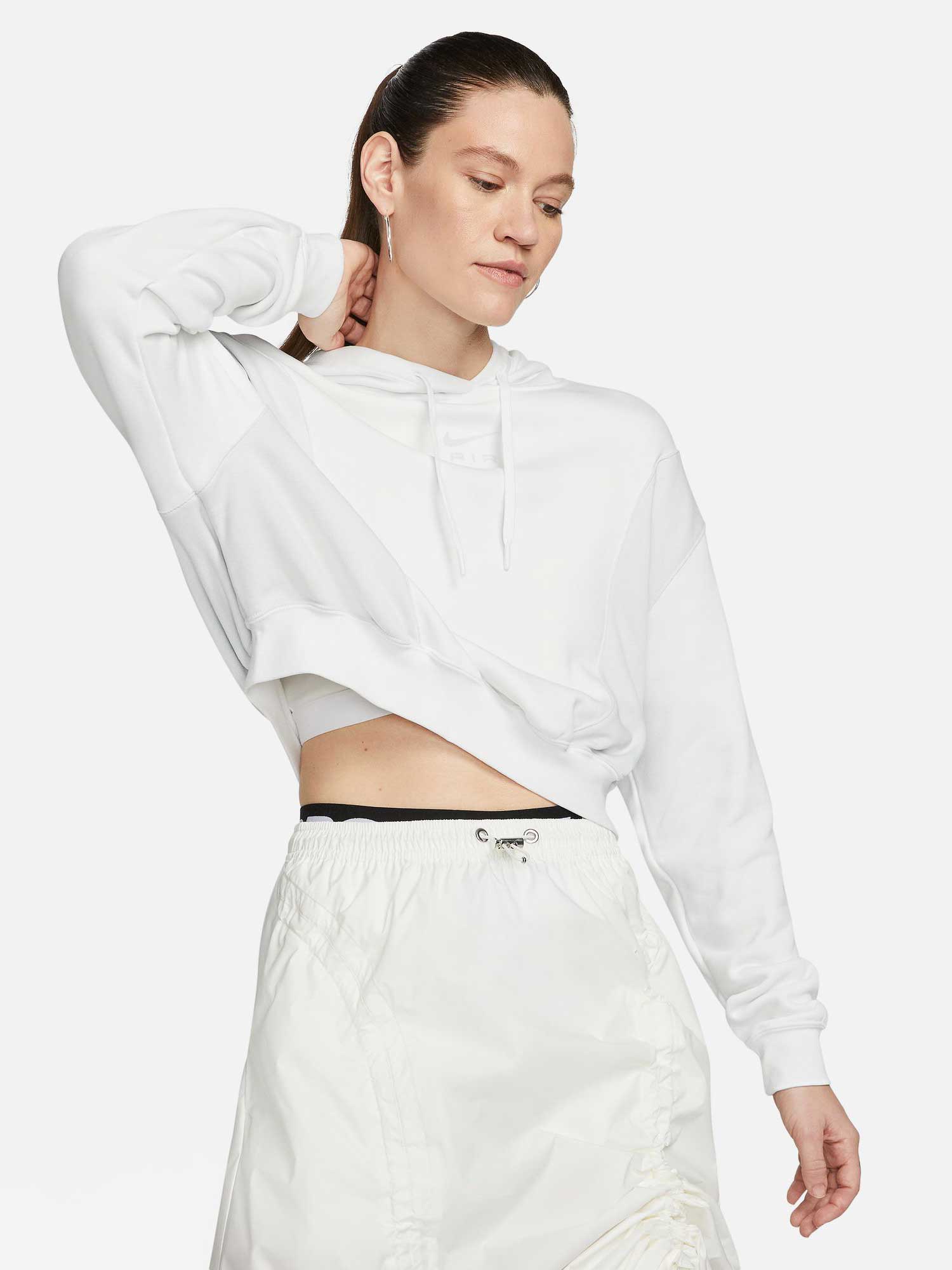 NIKE Суитшърт W NSW AIR OS MOD CROP FLC HD