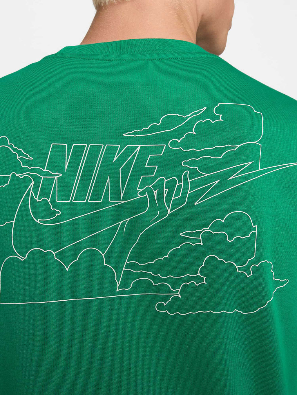 NIKE Блуза M NK CLUB FT CREW BOLT