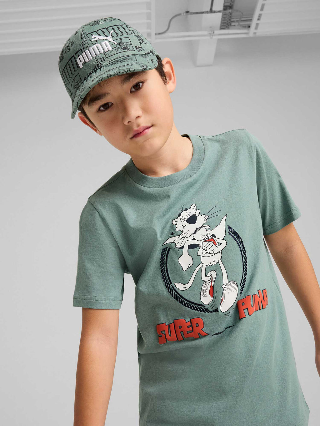 PUMA Шапка ESS No.1 Logo AOP BB Cap Jr