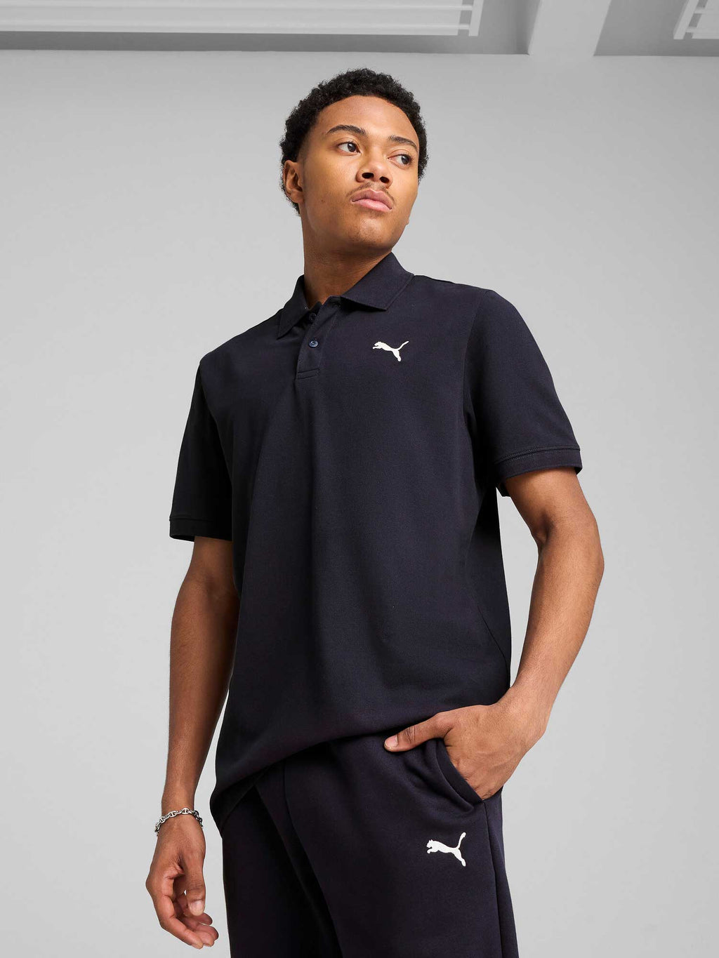 PUMA Тениска ESS Small Logo Pique Polo
