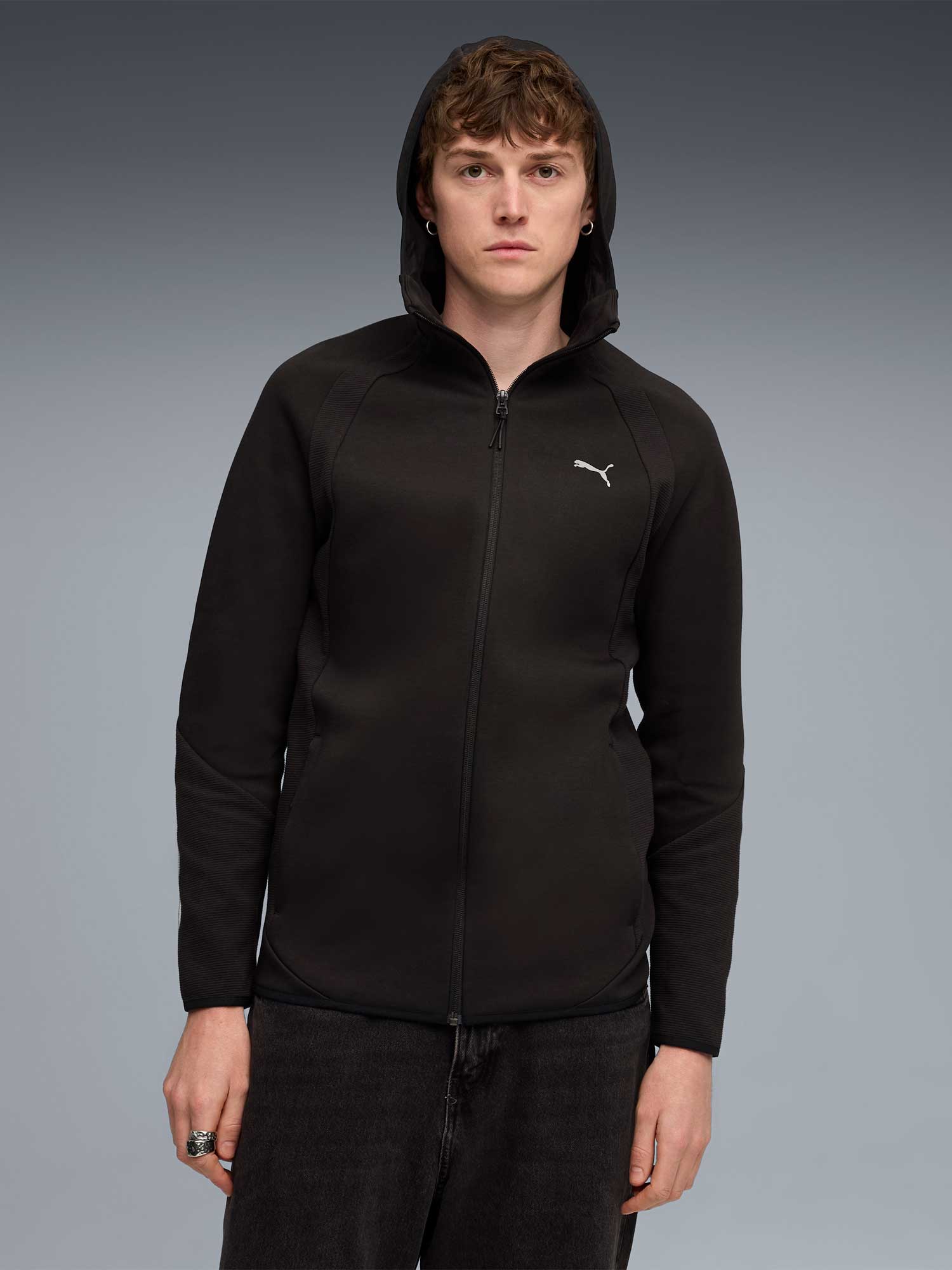 PUMA Суитшърт EVOSTRIPE FZ Hoodie DK