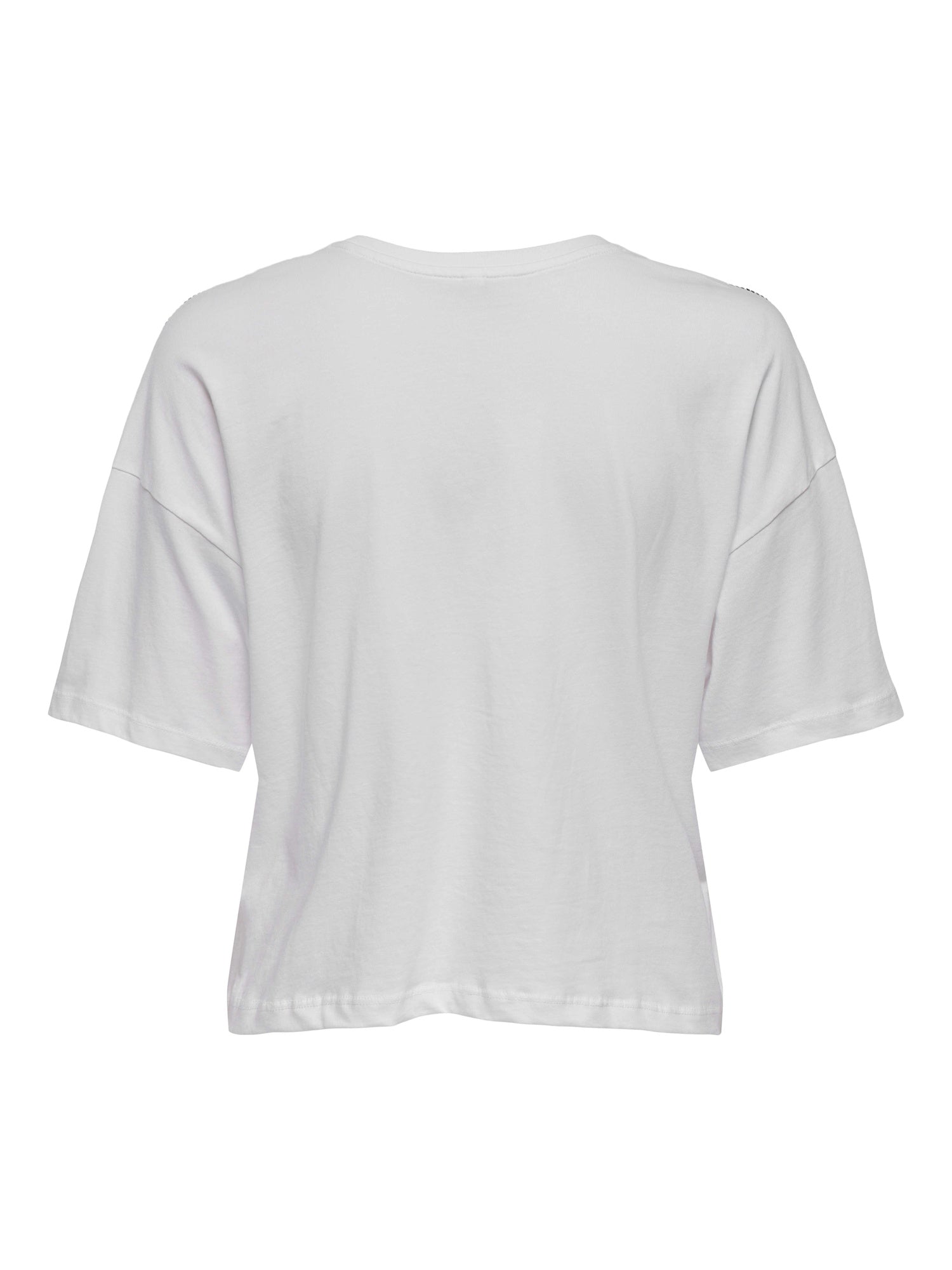 ONLY Тениска ONLCHERI LIFE S/S O-NECK BOXY TOP JRS