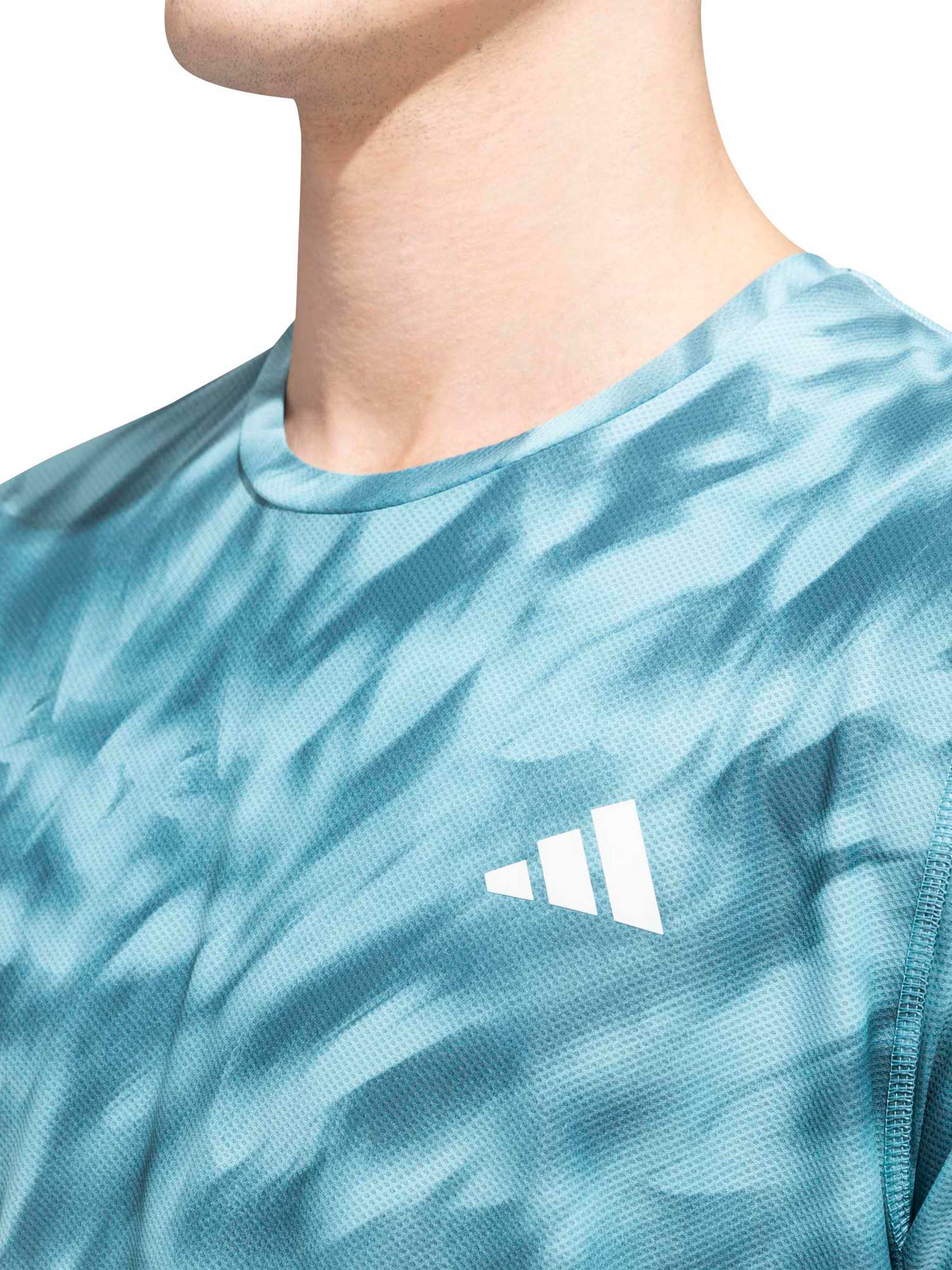 ADIDAS PERFORMANCE Тениска Own The Run Allover Print T-Shirt