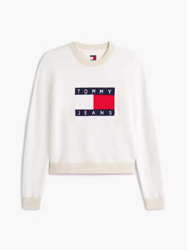 TOMMY JEANS Блуза TJW CLRBLCKFLAG SWEATER EXT