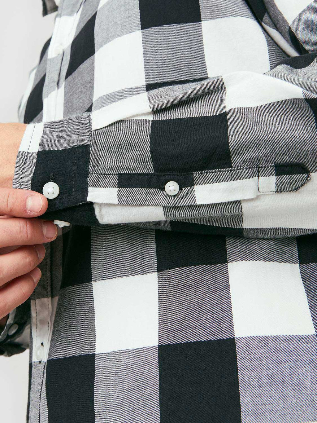 JACK & JONES Риза JJEGINGHAM TWILL SHIRT L/S NOOS