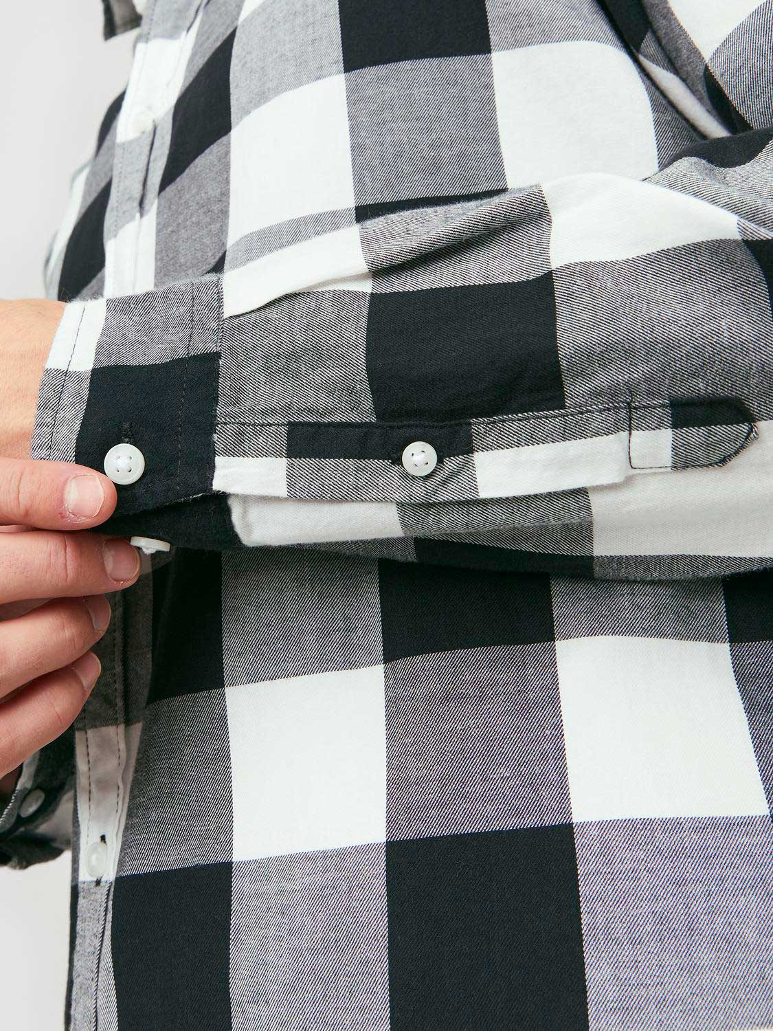 JACK & JONES Риза JJEGINGHAM TWILL SHIRT L/S NOOS