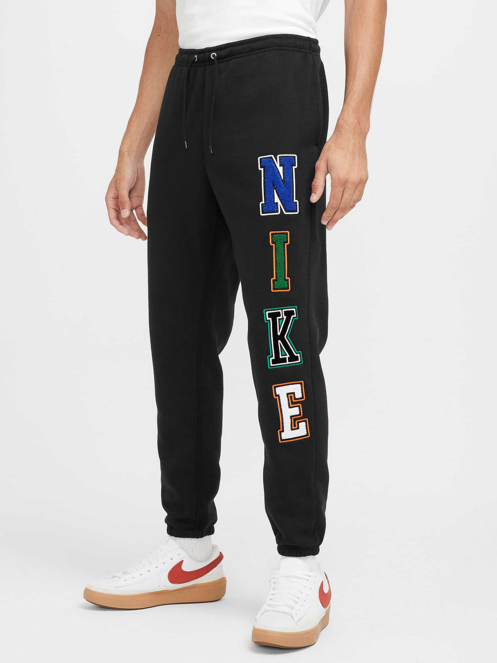 NIKE Спортно долнище M NK CLUB BB CF PANT LTTRS
