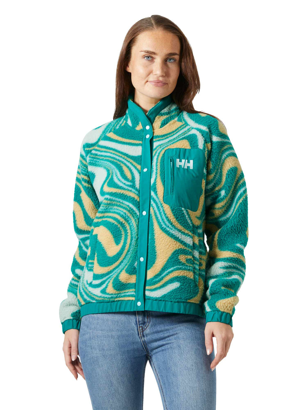 HELLY HANSEN Полар W IMPERIAL PRINTED PILE SNAP