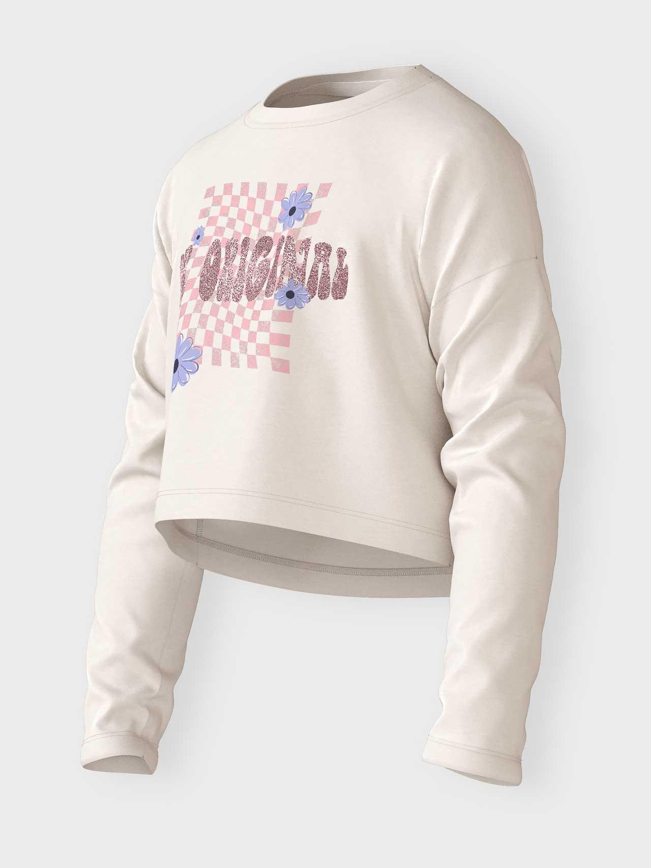 NAME IT Блуза NKFVILMA LS CROP TOP