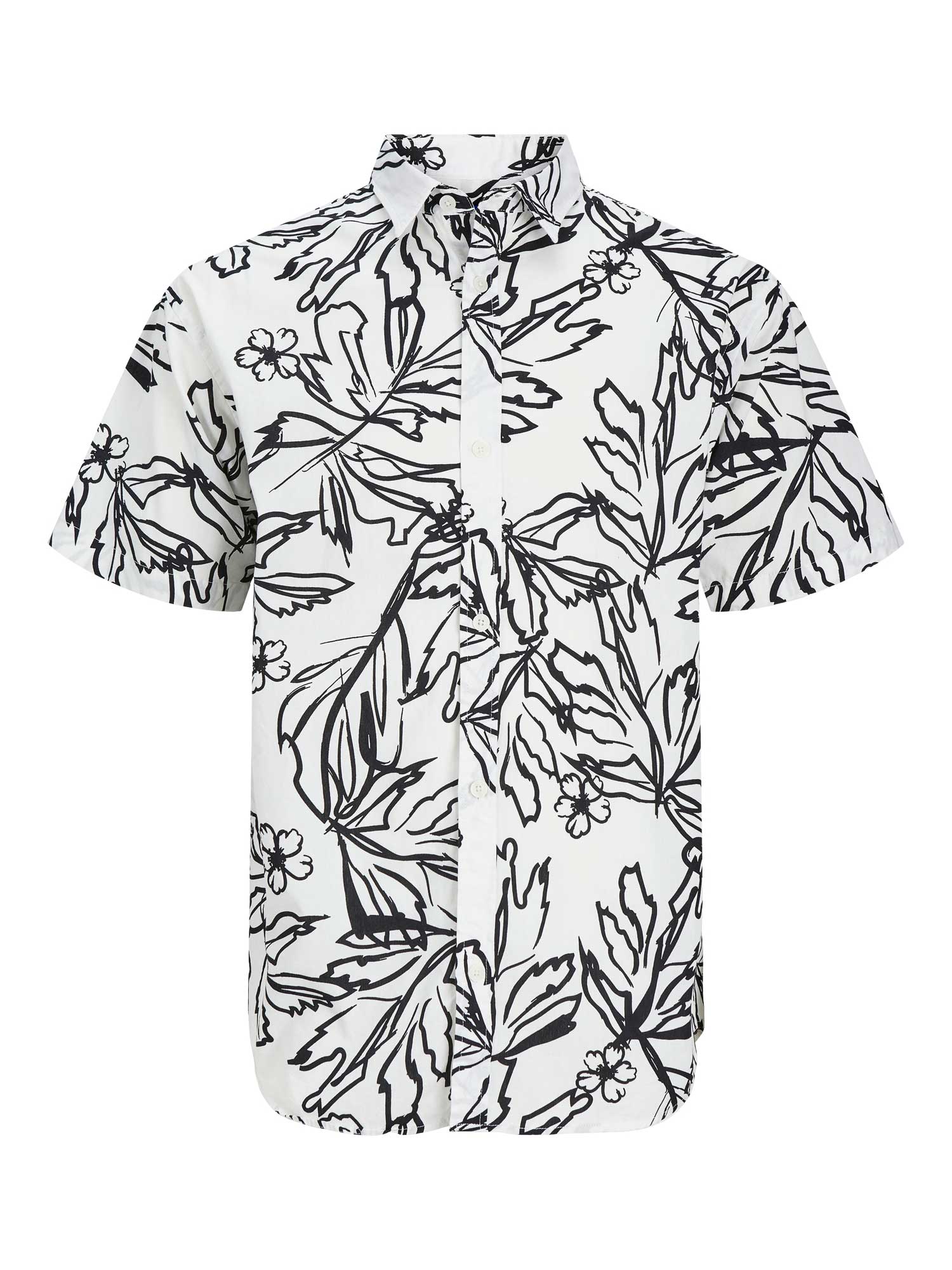 JACK & JONES Риза JORLAFAYETTE AOP SHIRT SS
