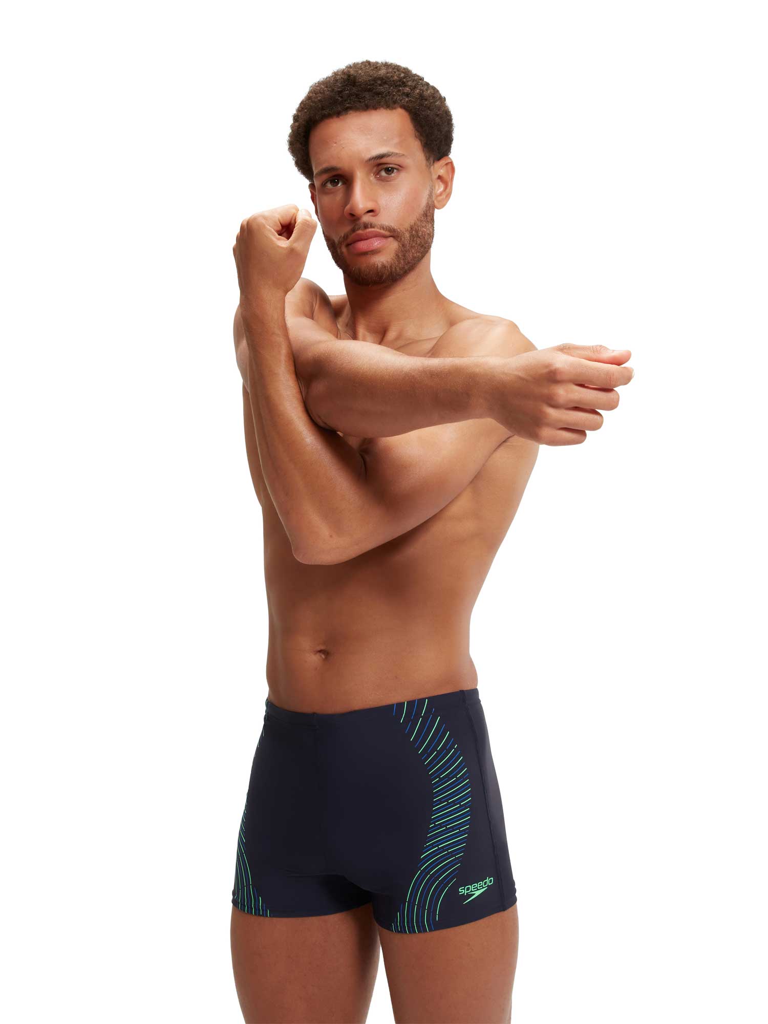 SPEEDO Бански MENS DUO LOGO PRINT AQUASHORT